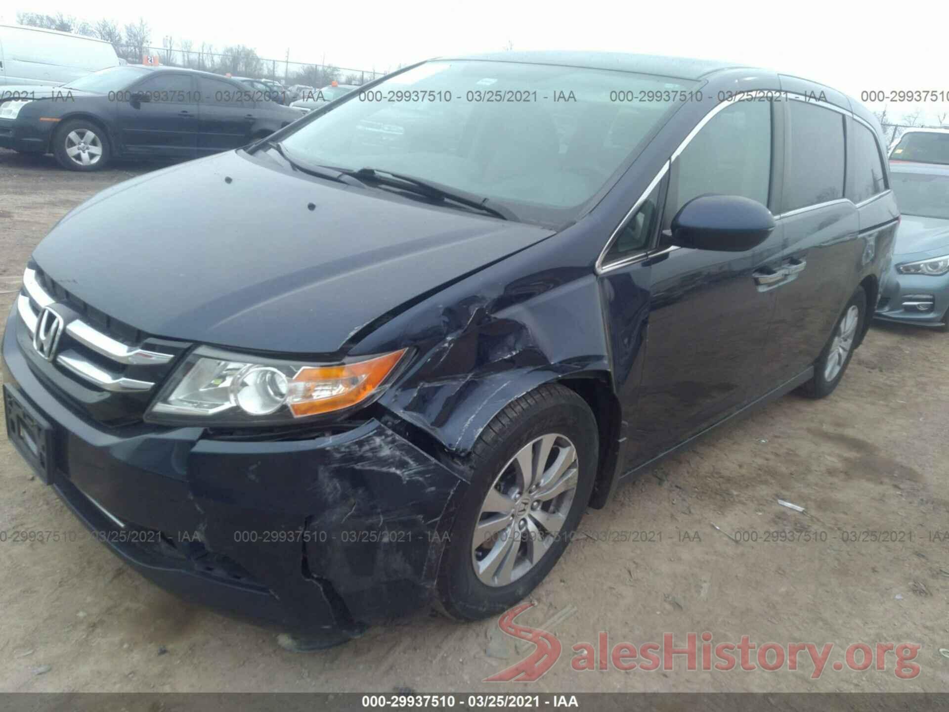 5FNRL5H49GB087881 2016 HONDA ODYSSEY