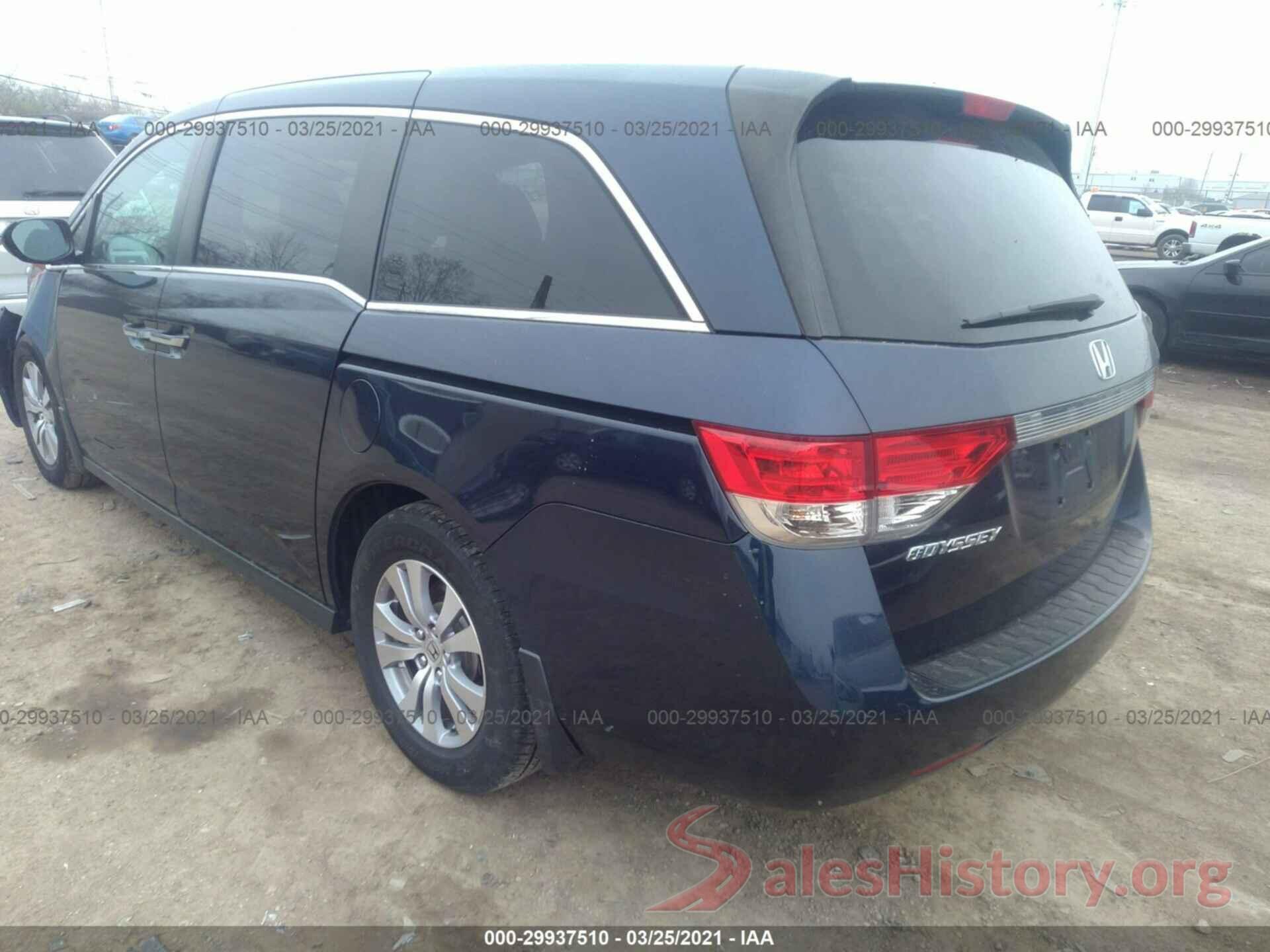 5FNRL5H49GB087881 2016 HONDA ODYSSEY