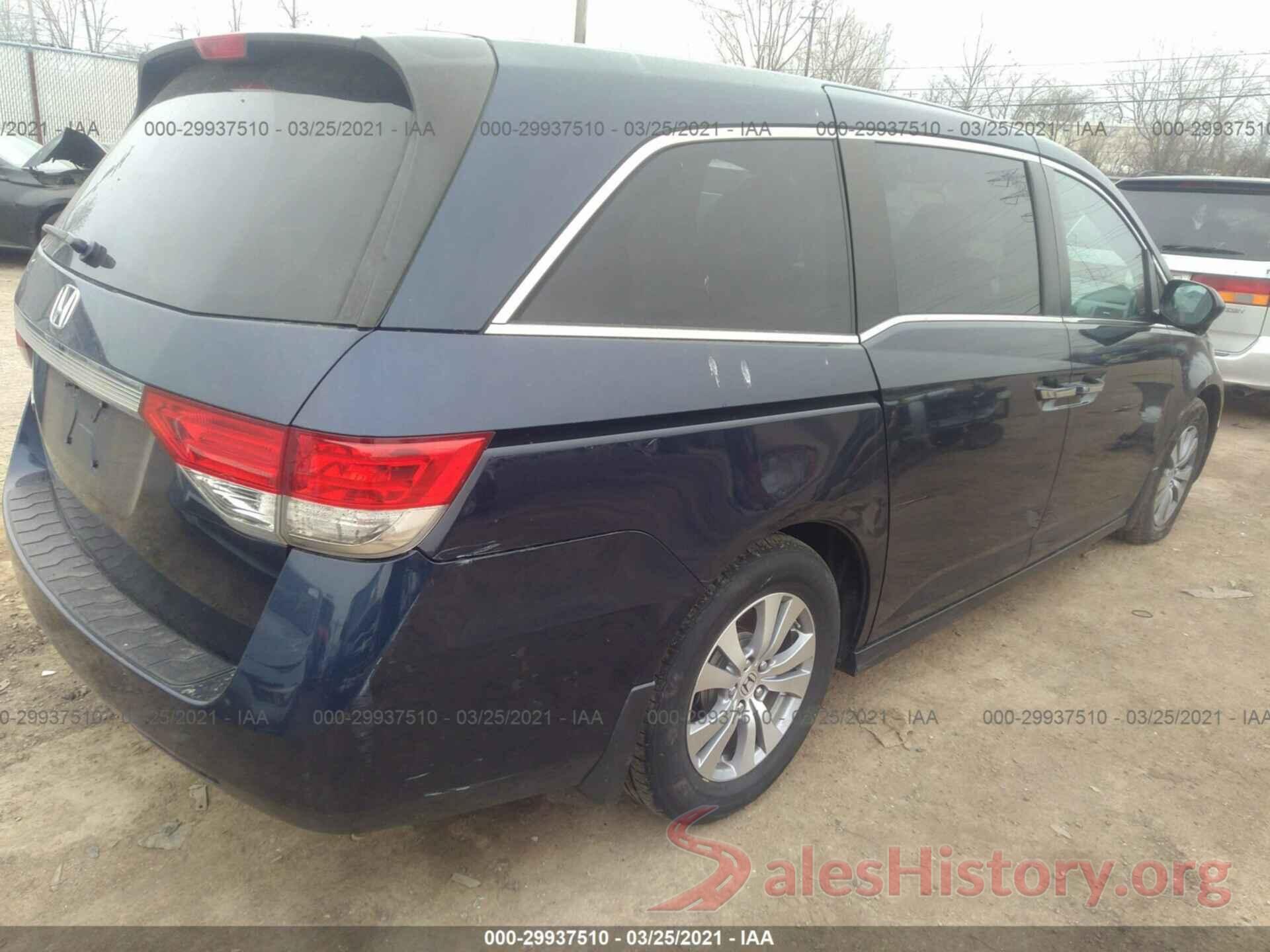 5FNRL5H49GB087881 2016 HONDA ODYSSEY