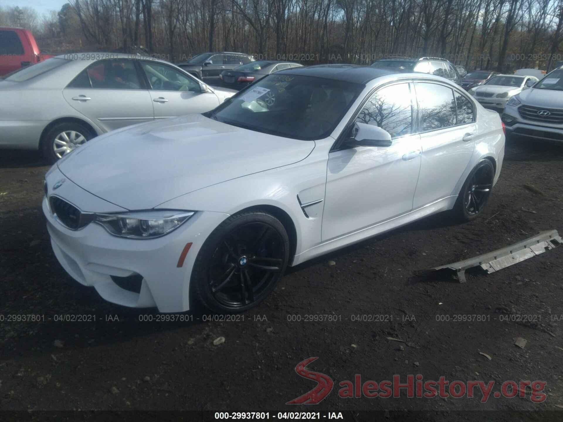 WBS8M9C59G5E68790 2016 BMW M3