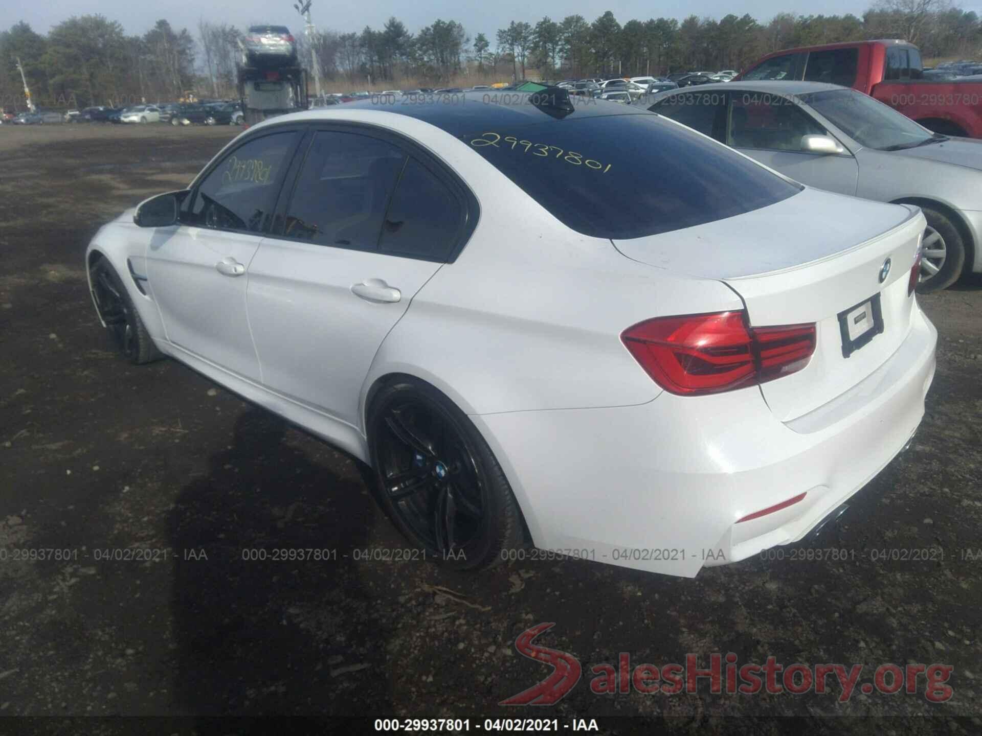 WBS8M9C59G5E68790 2016 BMW M3