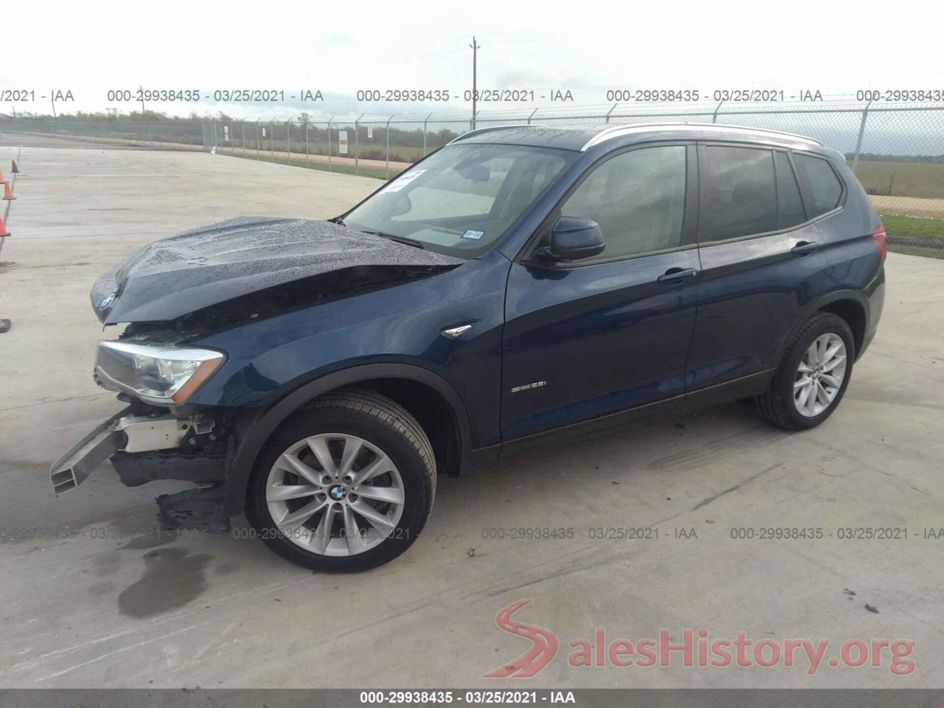 5UXWZ7C3XH0X42978 2017 BMW X3