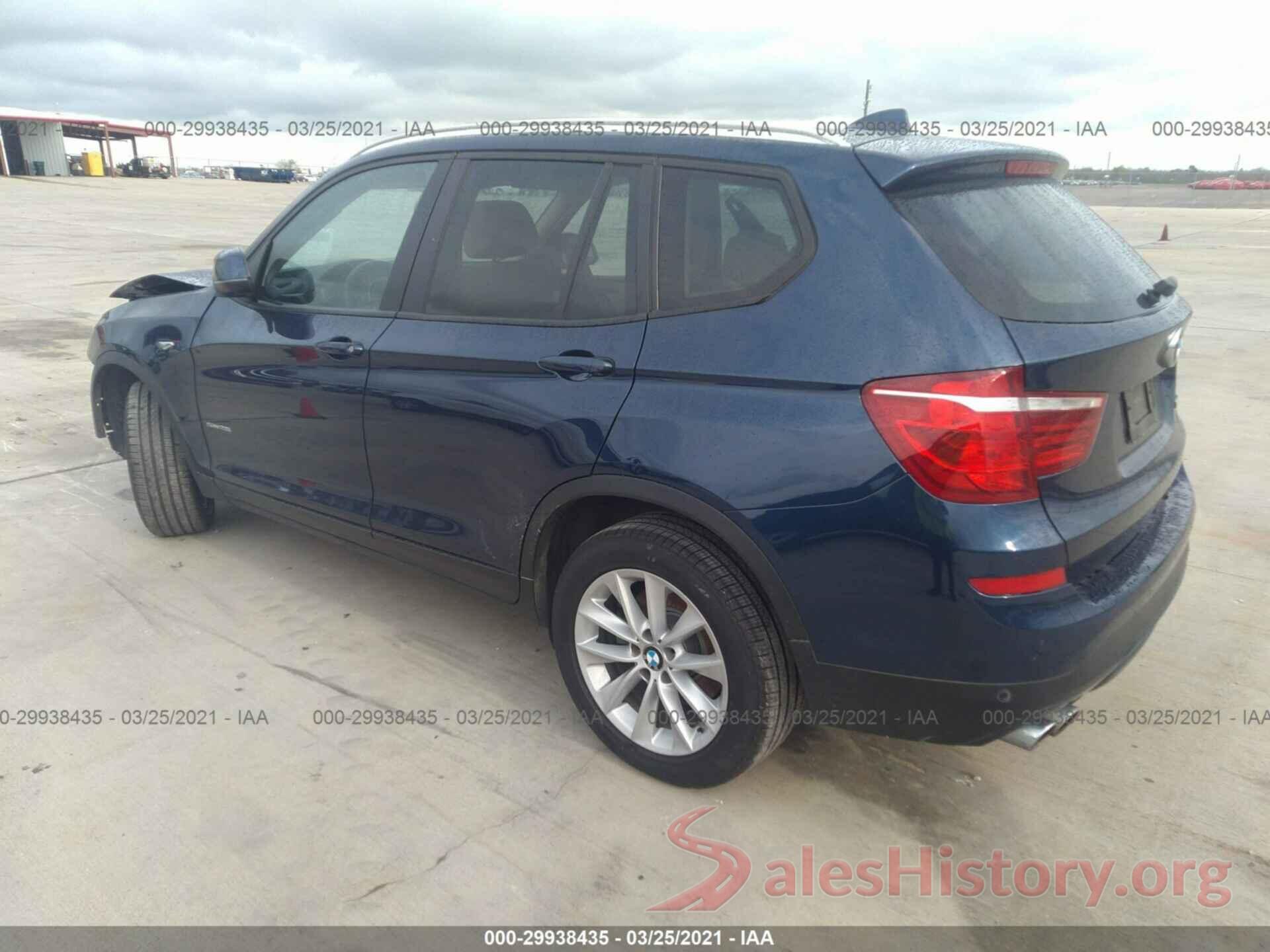 5UXWZ7C3XH0X42978 2017 BMW X3