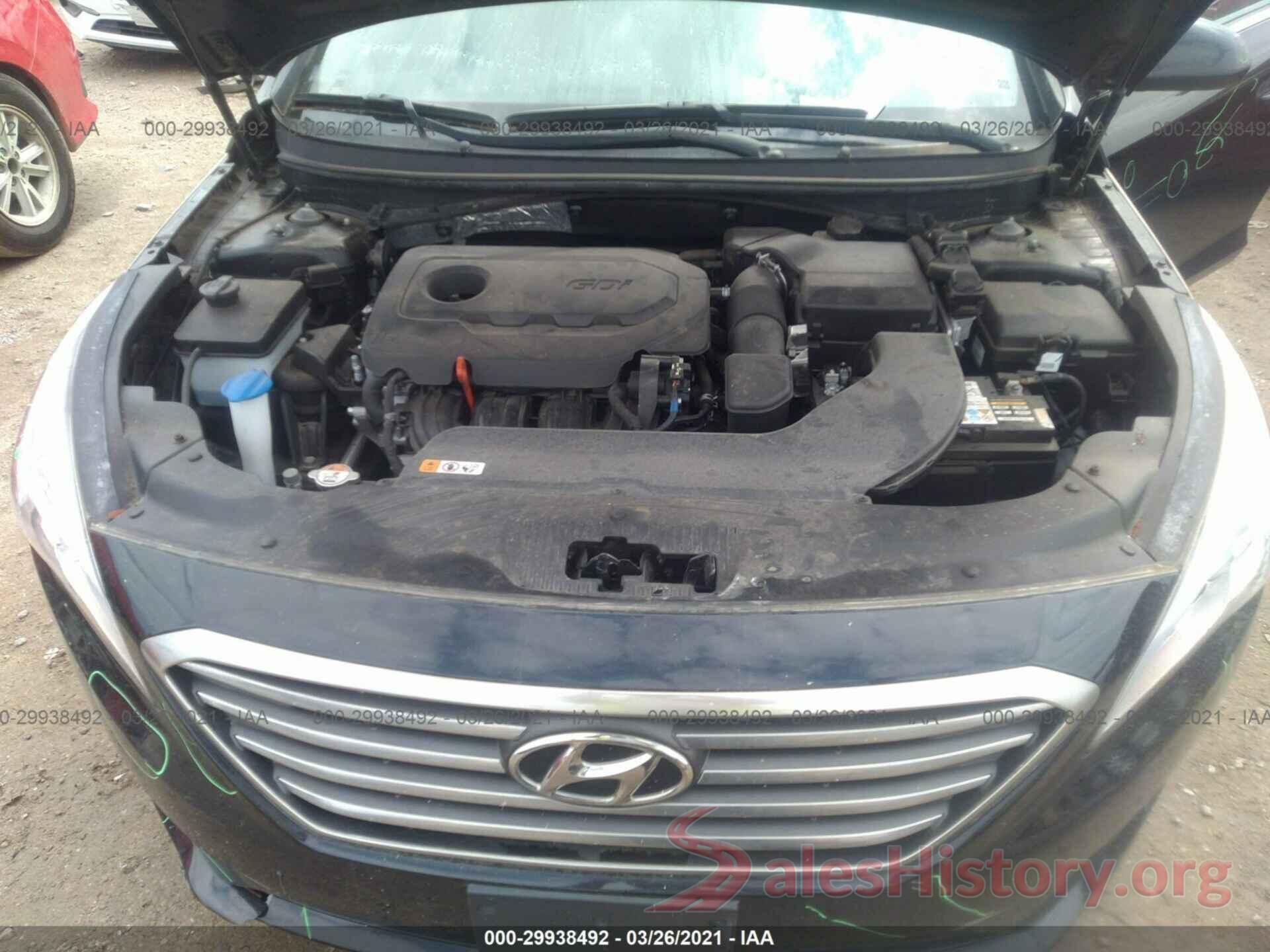 5NPE24AFXHH458752 2017 HYUNDAI SONATA