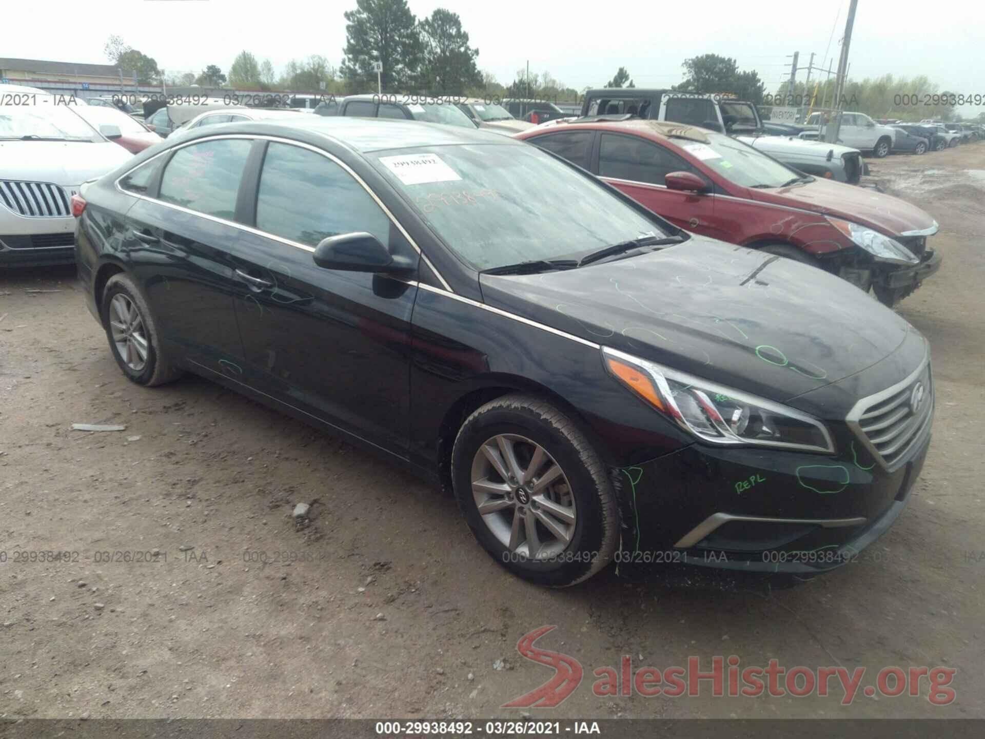 5NPE24AFXHH458752 2017 HYUNDAI SONATA