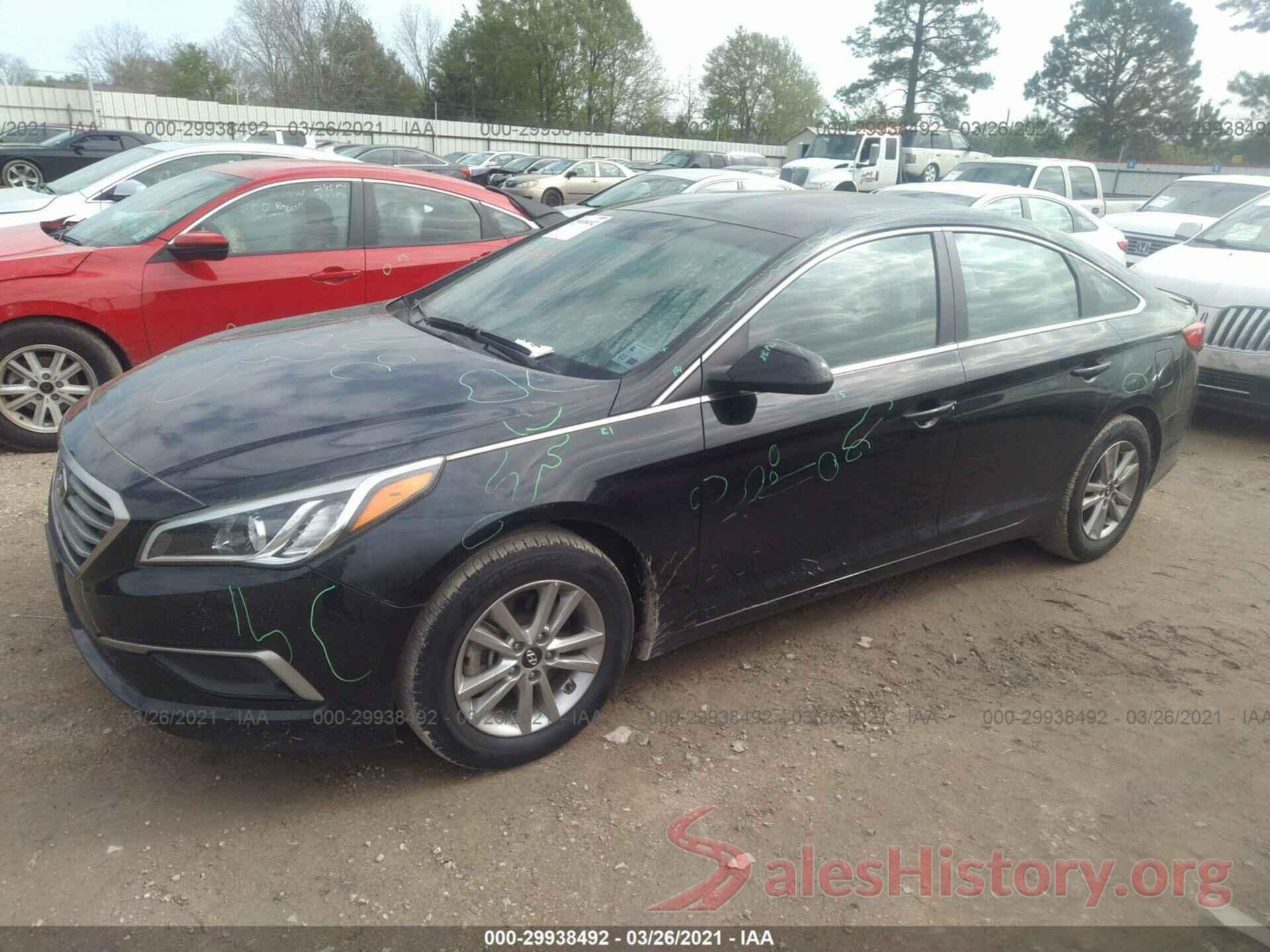 5NPE24AFXHH458752 2017 HYUNDAI SONATA