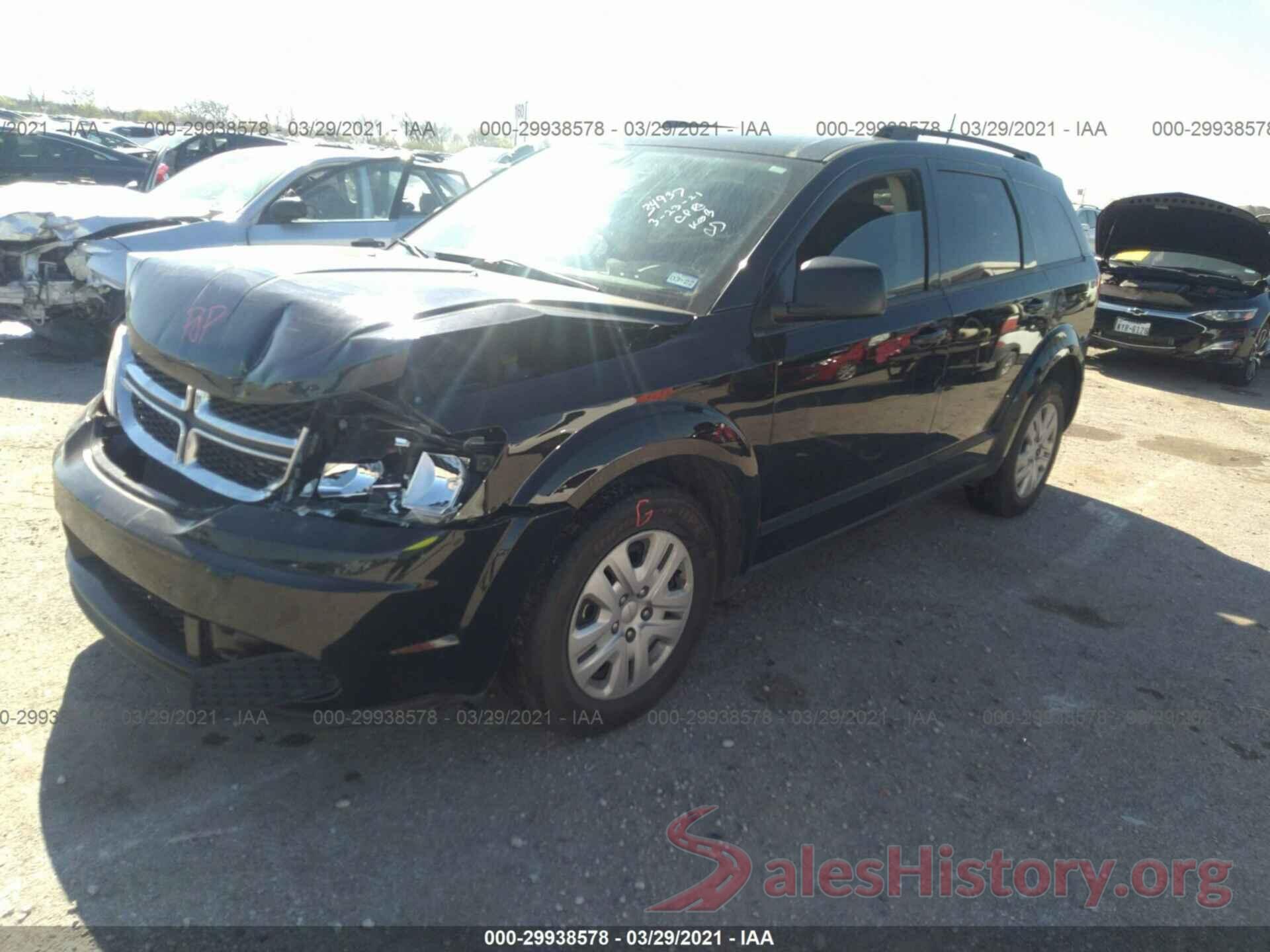 3C4PDCAB0JT525603 2018 DODGE JOURNEY