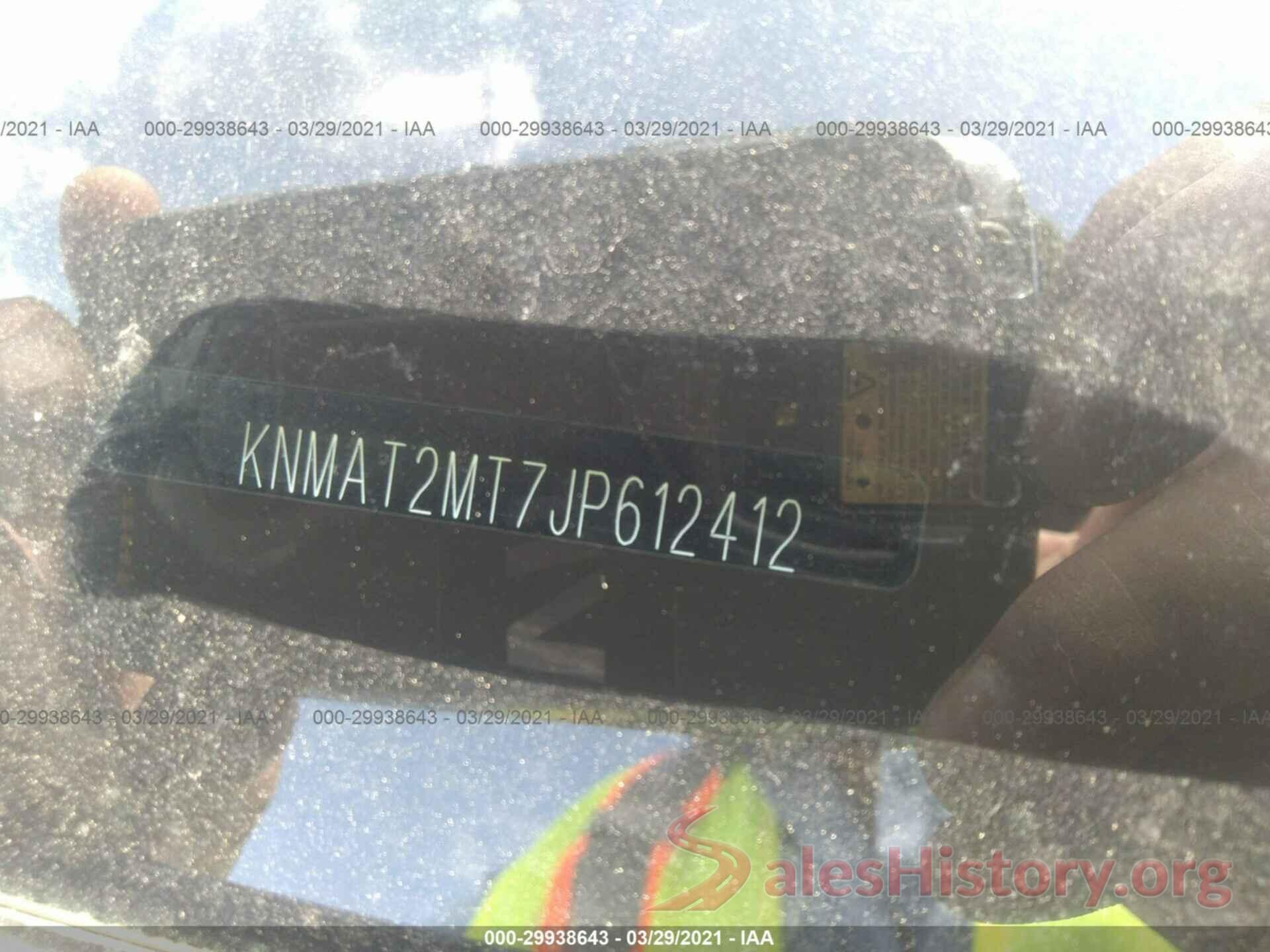 KNMAT2MT7JP612412 2018 NISSAN ROGUE