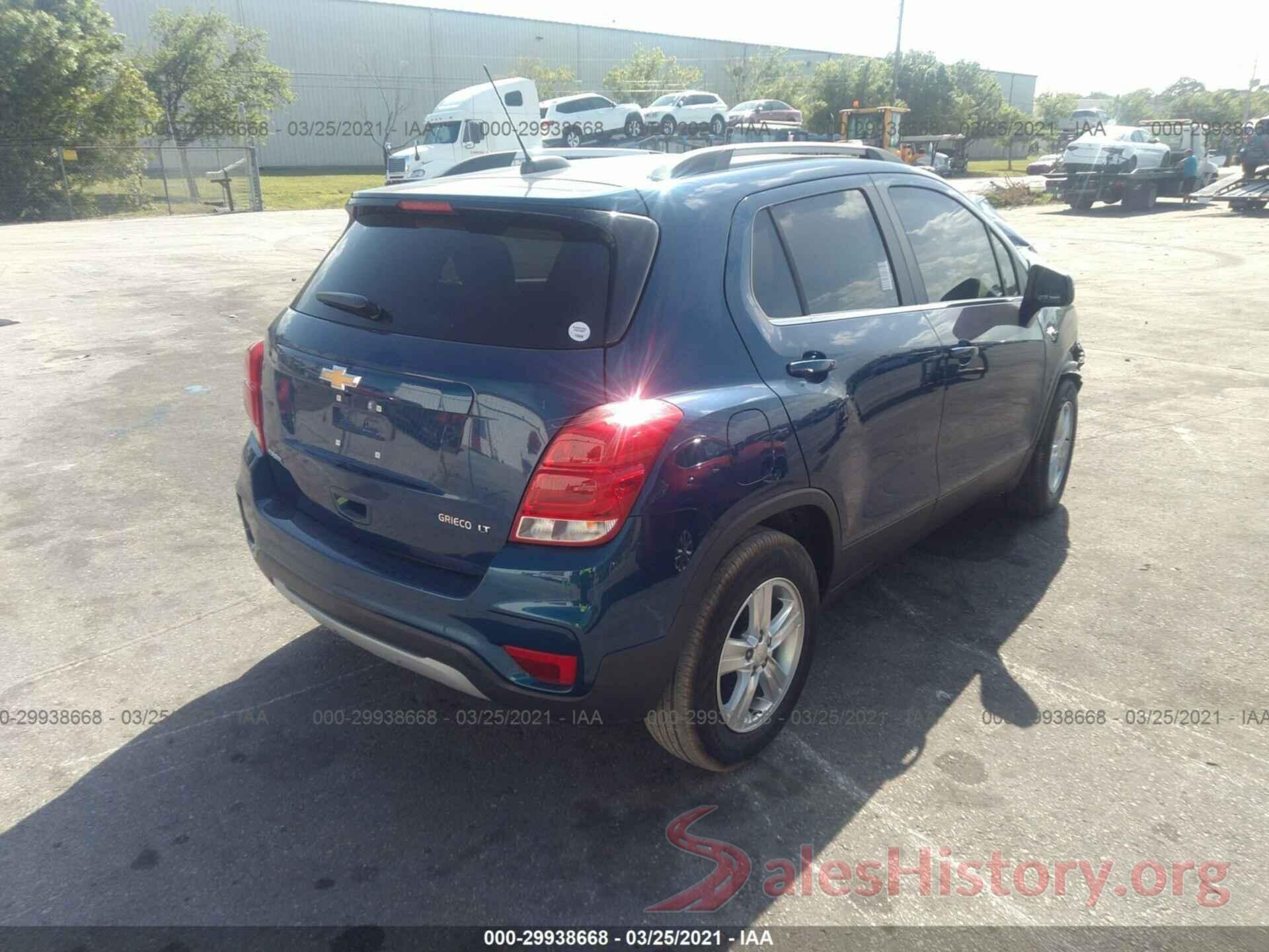 3GNCJLSB8KL157864 2019 CHEVROLET TRAX