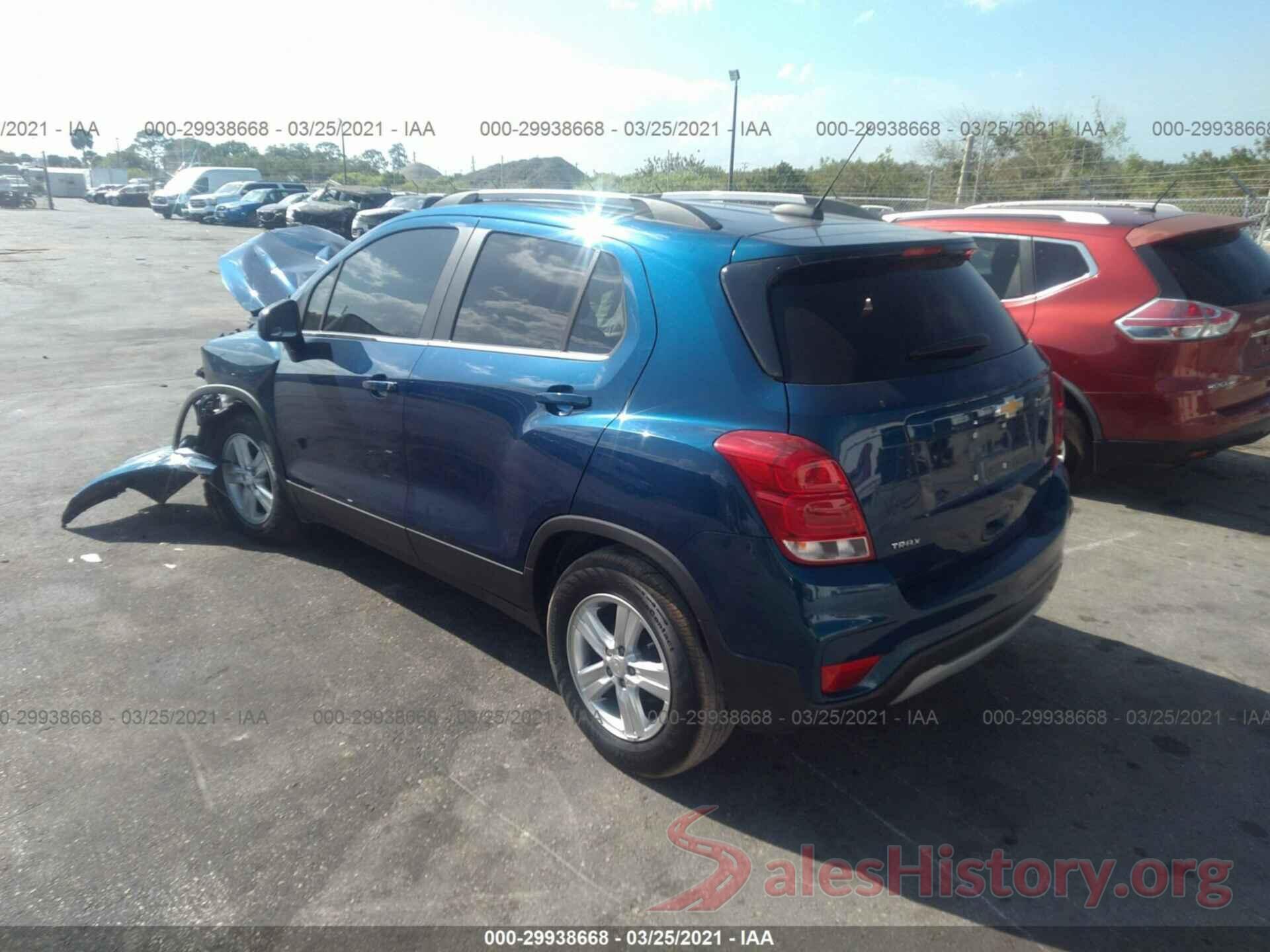 3GNCJLSB8KL157864 2019 CHEVROLET TRAX