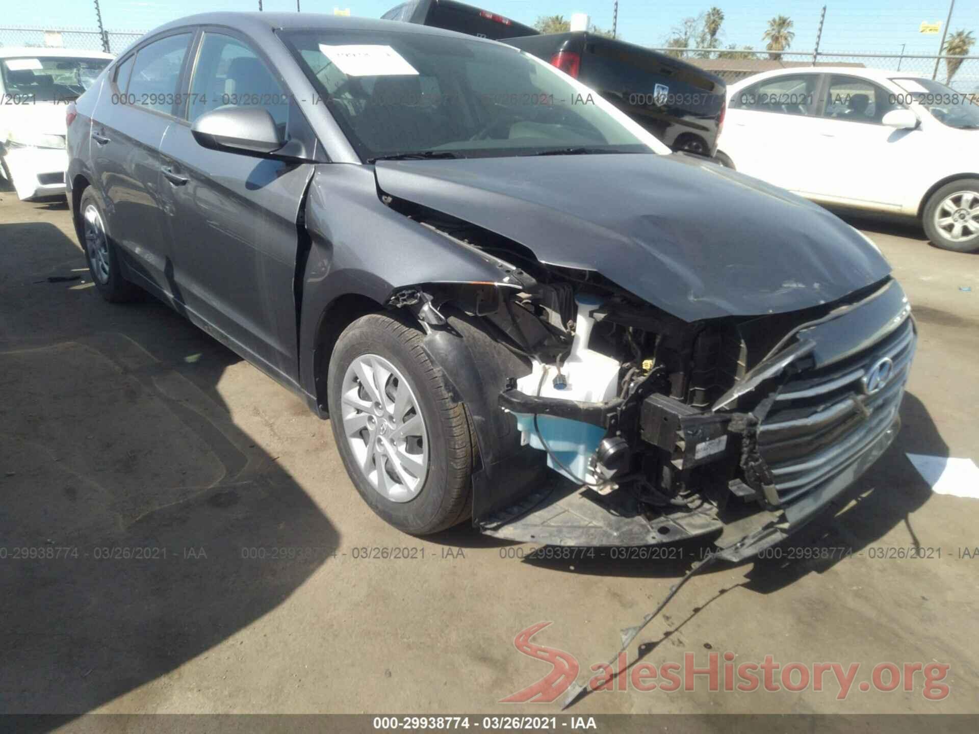 5NPD74LF6JH264669 2018 HYUNDAI ELANTRA