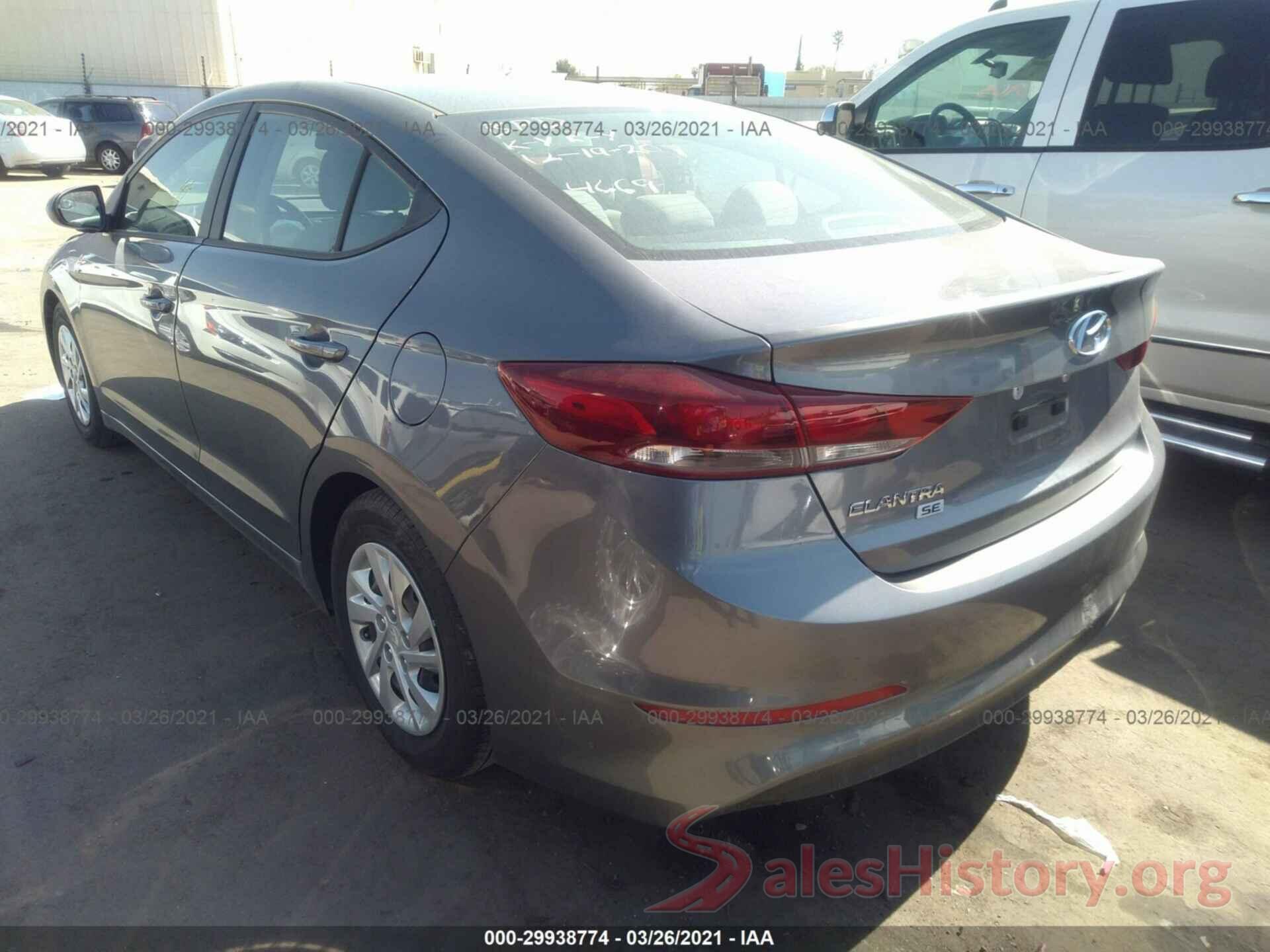 5NPD74LF6JH264669 2018 HYUNDAI ELANTRA