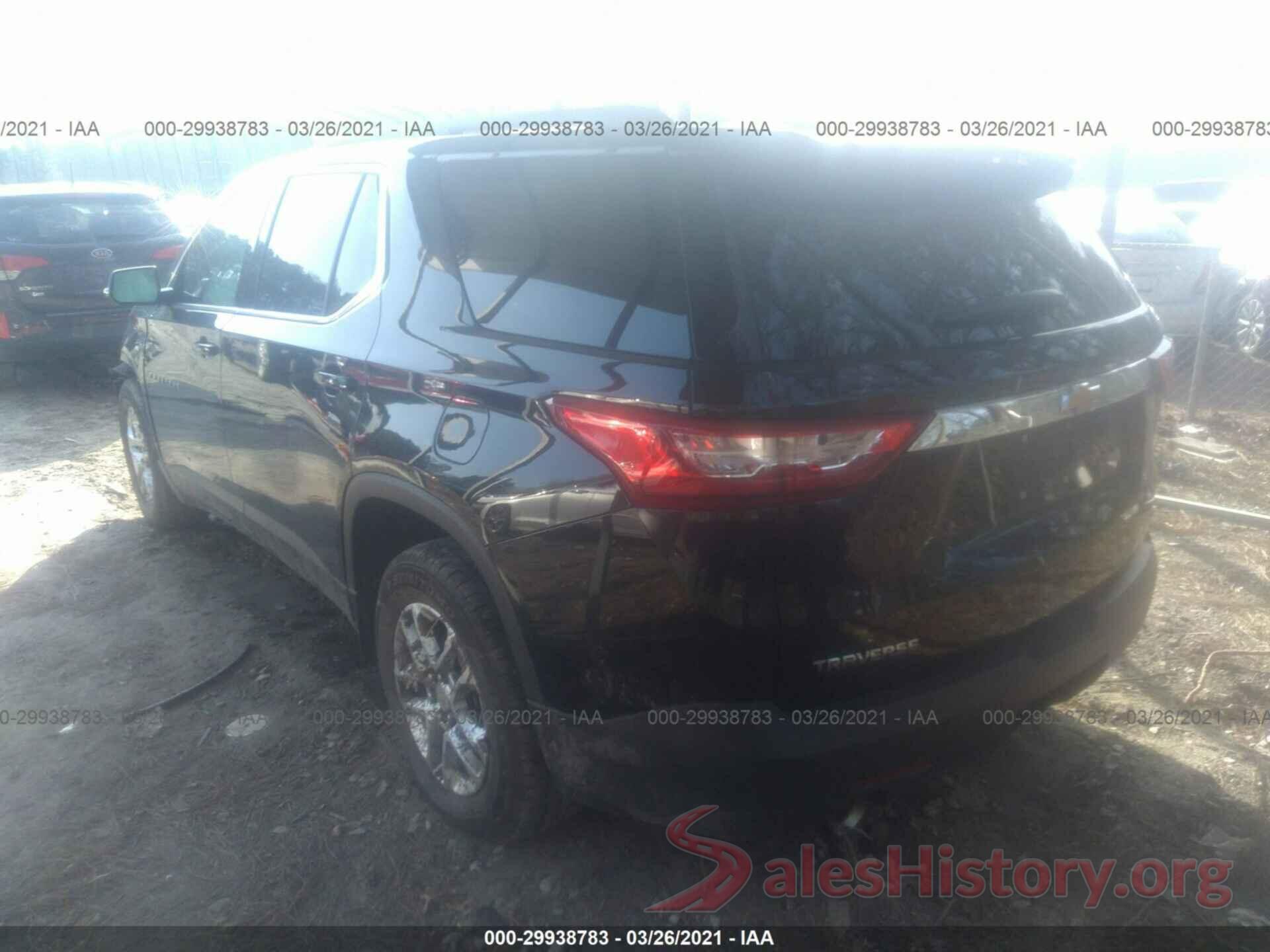 1GNERGKW8KJ221386 2019 CHEVROLET TRAVERSE