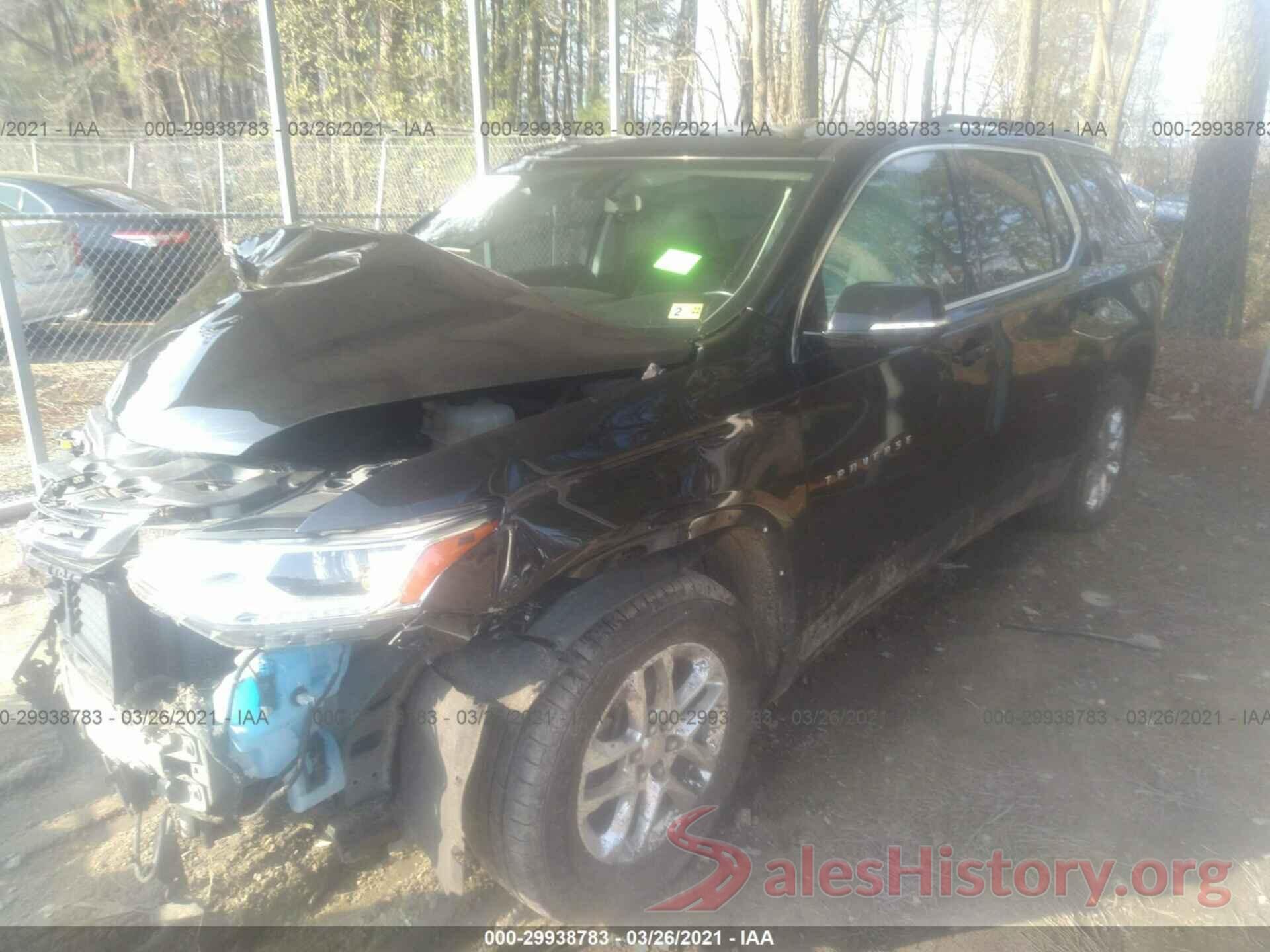 1GNERGKW8KJ221386 2019 CHEVROLET TRAVERSE