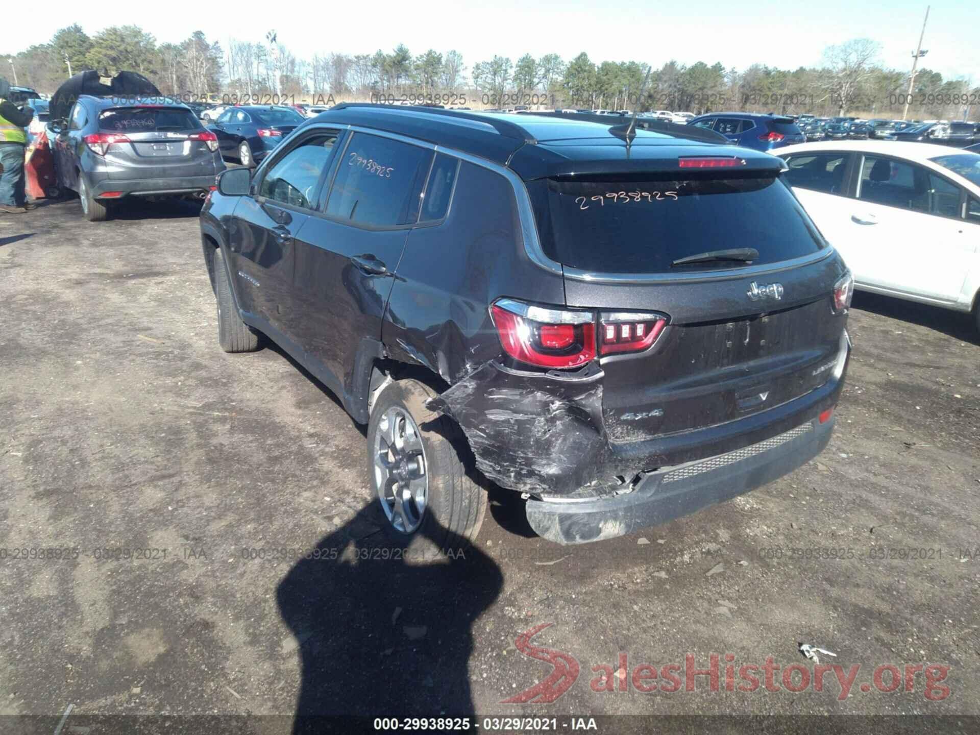 3C4NJDCB3LT138212 2020 JEEP COMPASS