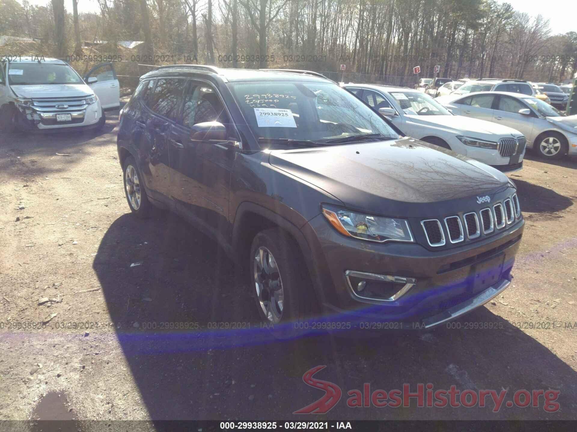 3C4NJDCB3LT138212 2020 JEEP COMPASS