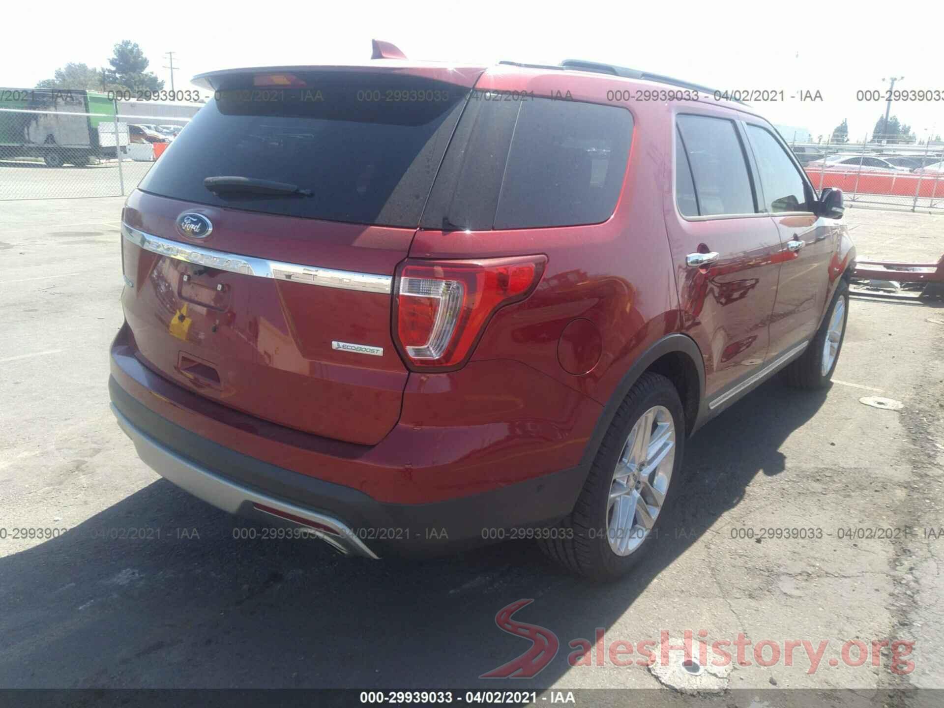 1FM5K7FH1HGE42029 2017 FORD EXPLORER