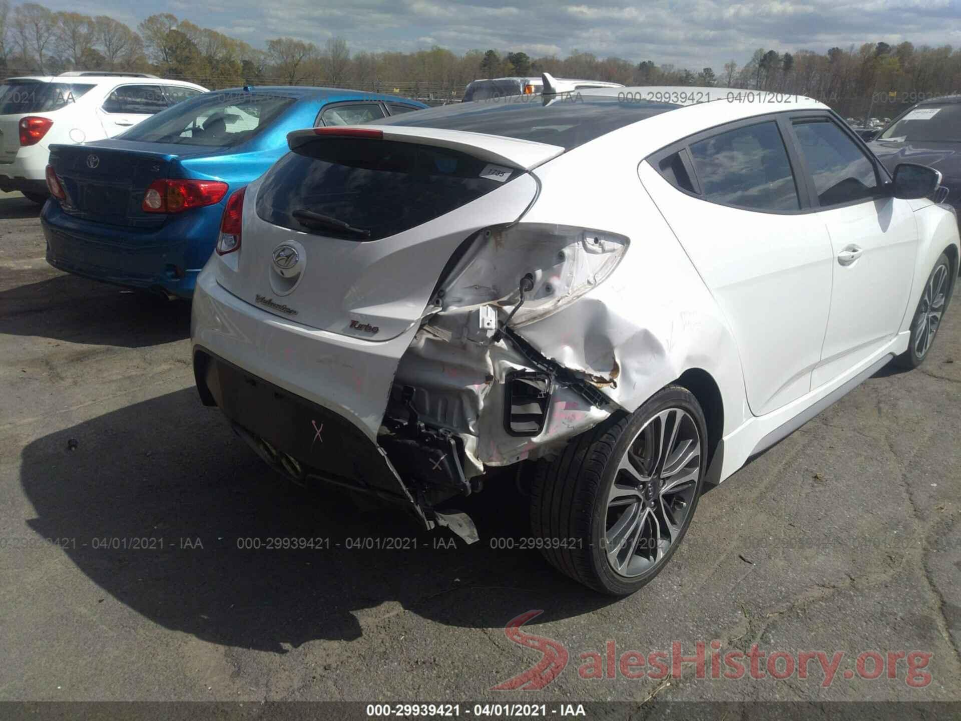 KMHTC6AE8HU310429 2017 HYUNDAI VELOSTER