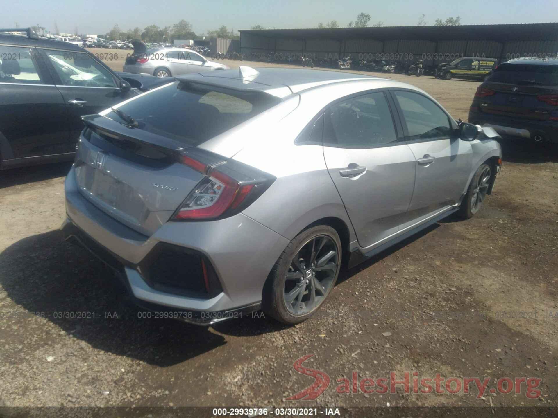 SHHFK7H40JU202052 2018 HONDA CIVIC HATCHBACK