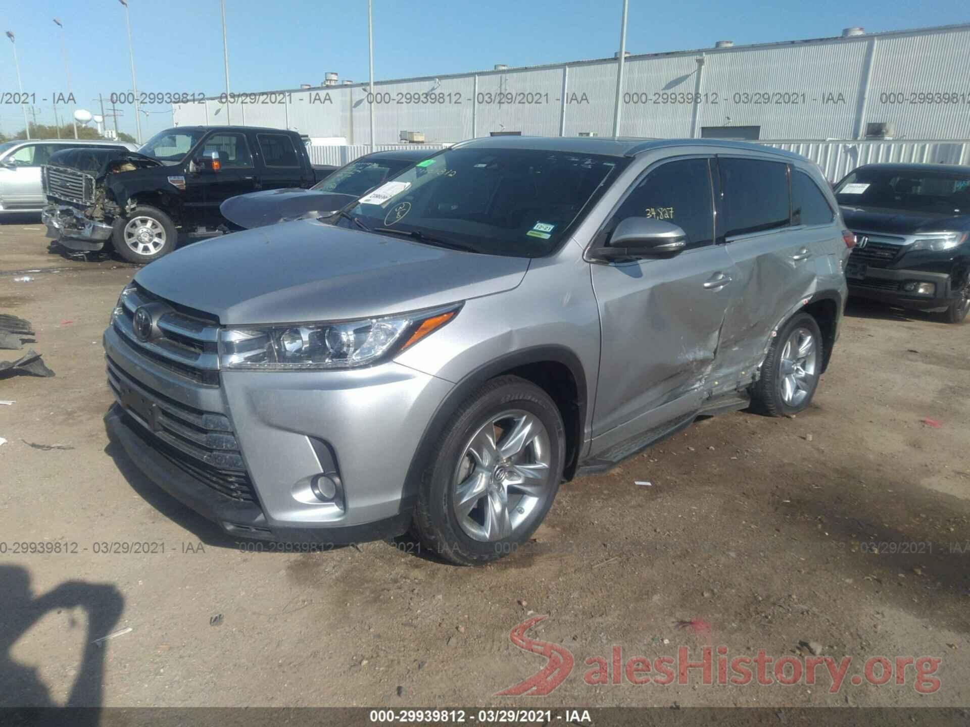 5TDYZRFH9JS258624 2018 TOYOTA HIGHLANDER