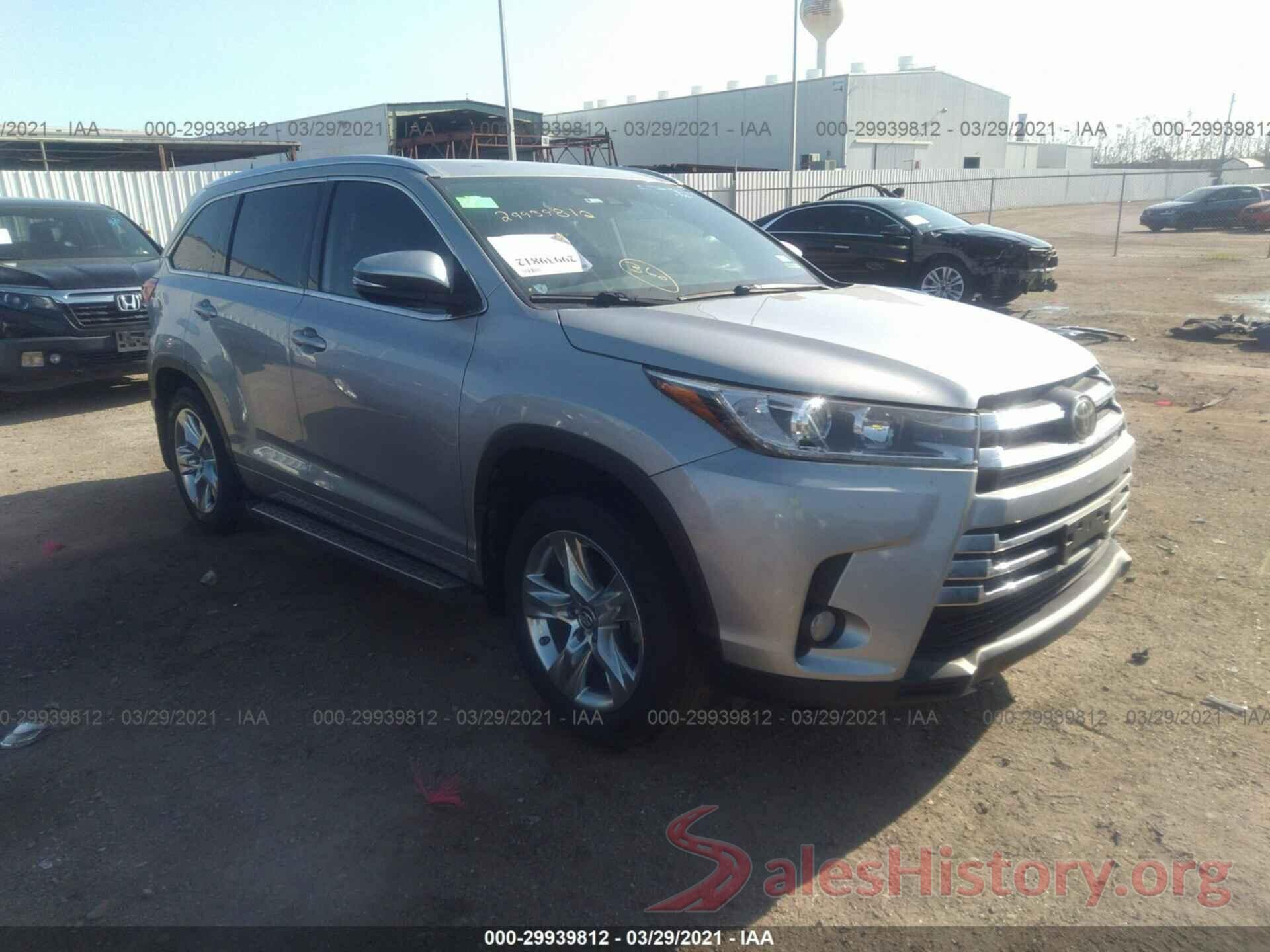 5TDYZRFH9JS258624 2018 TOYOTA HIGHLANDER