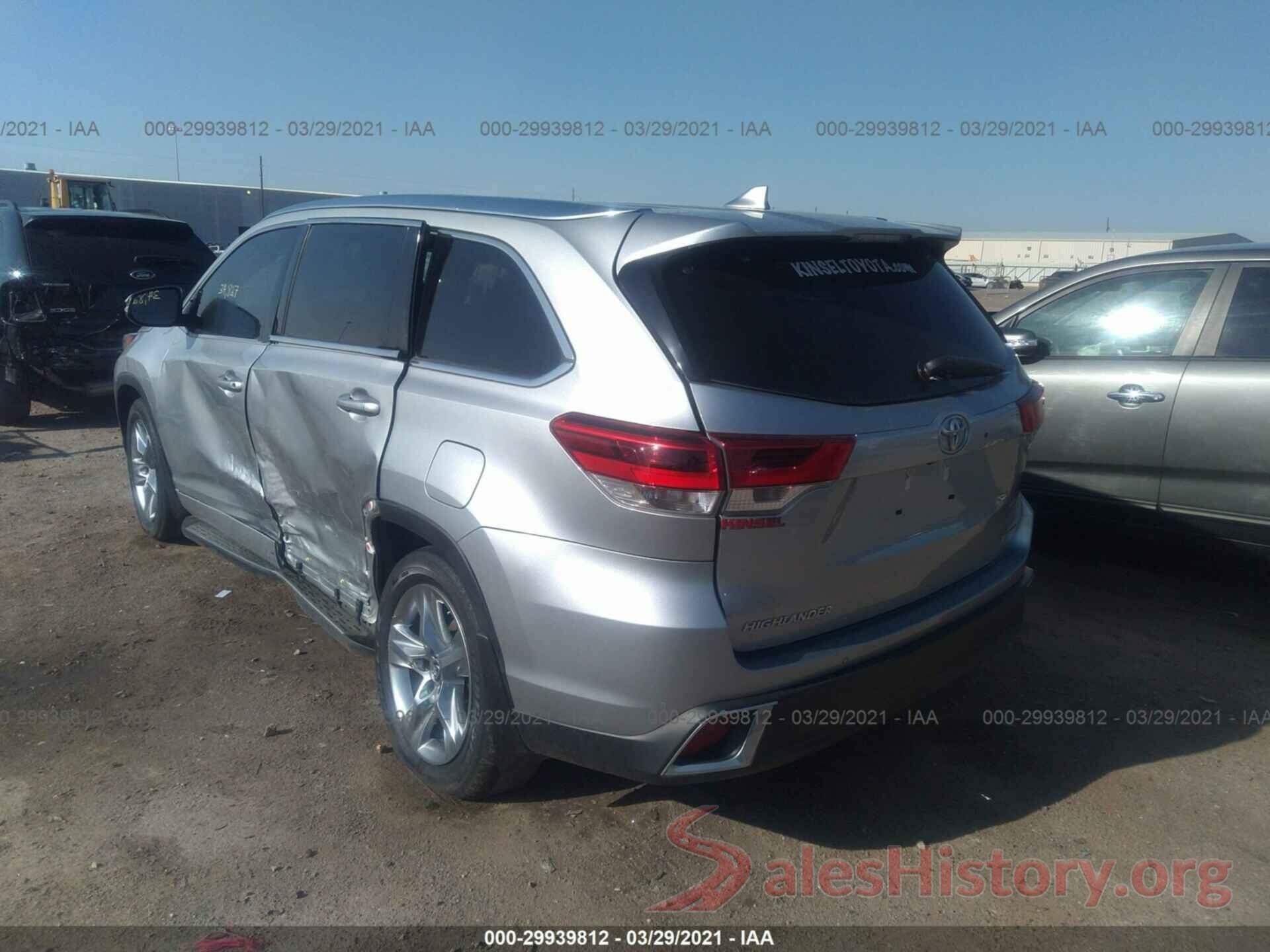 5TDYZRFH9JS258624 2018 TOYOTA HIGHLANDER