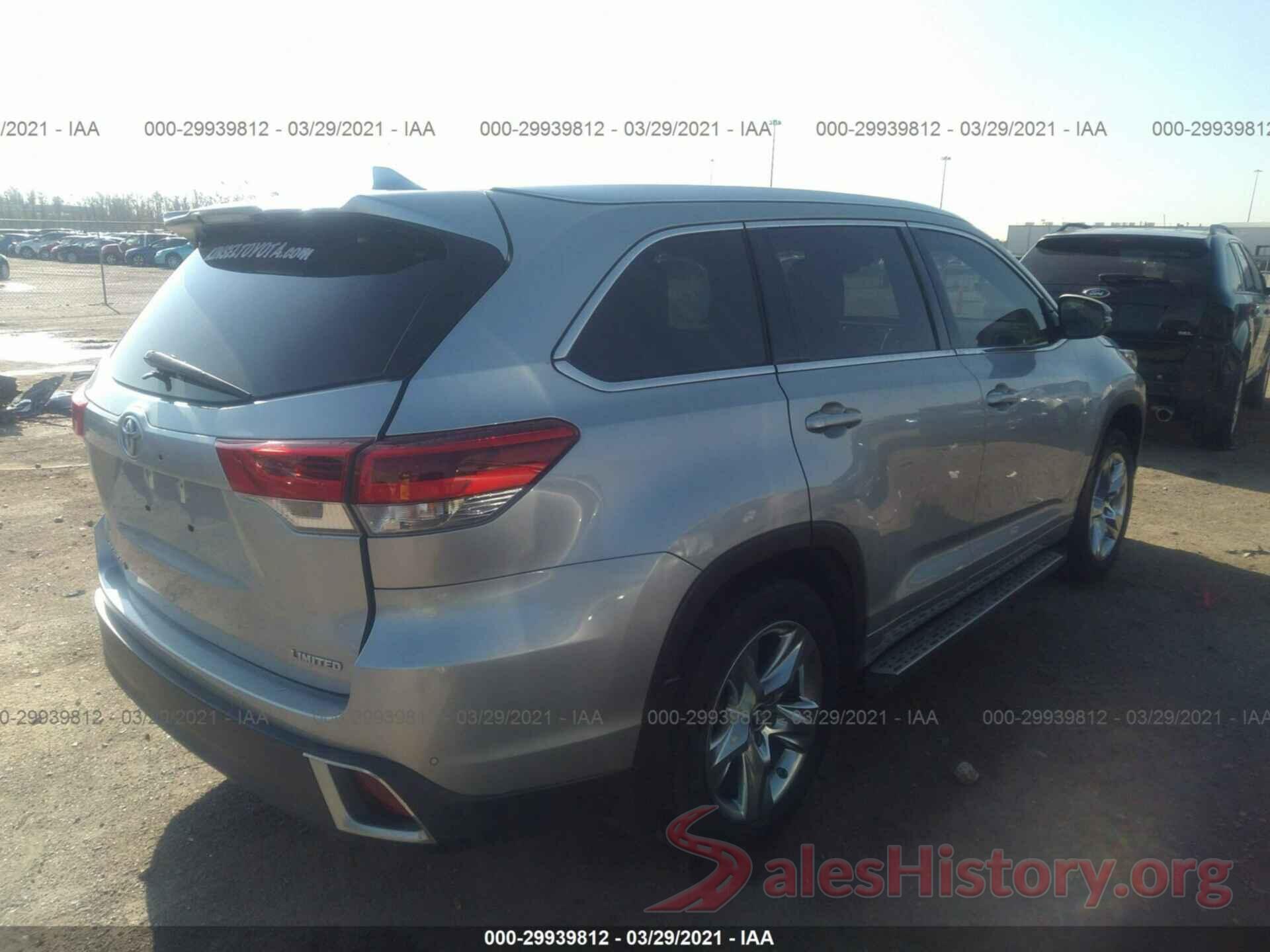 5TDYZRFH9JS258624 2018 TOYOTA HIGHLANDER