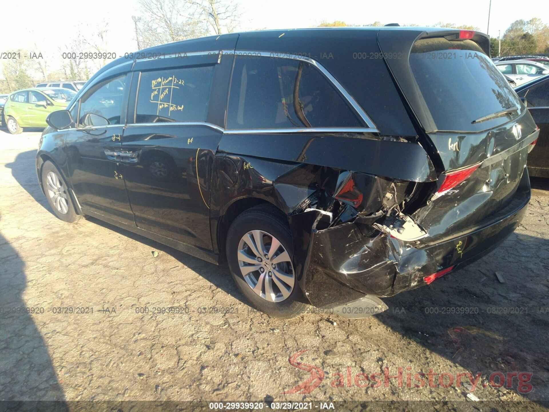 5FNRL5H3XGB088450 2016 HONDA ODYSSEY