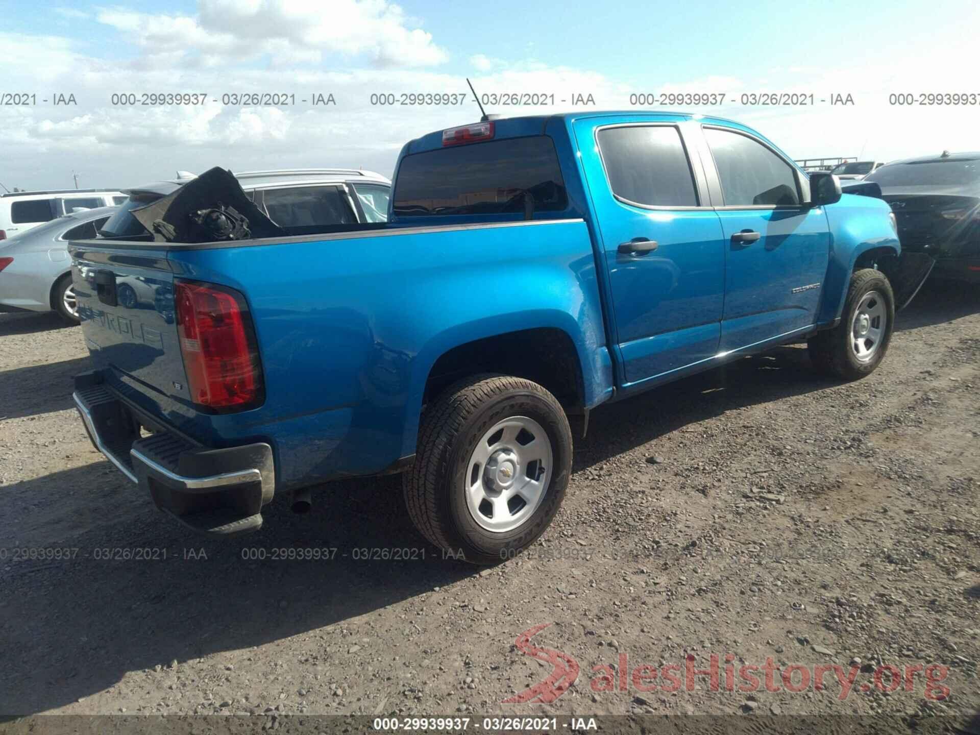 1GCGSBENXM1172125 2021 CHEVROLET COLORADO