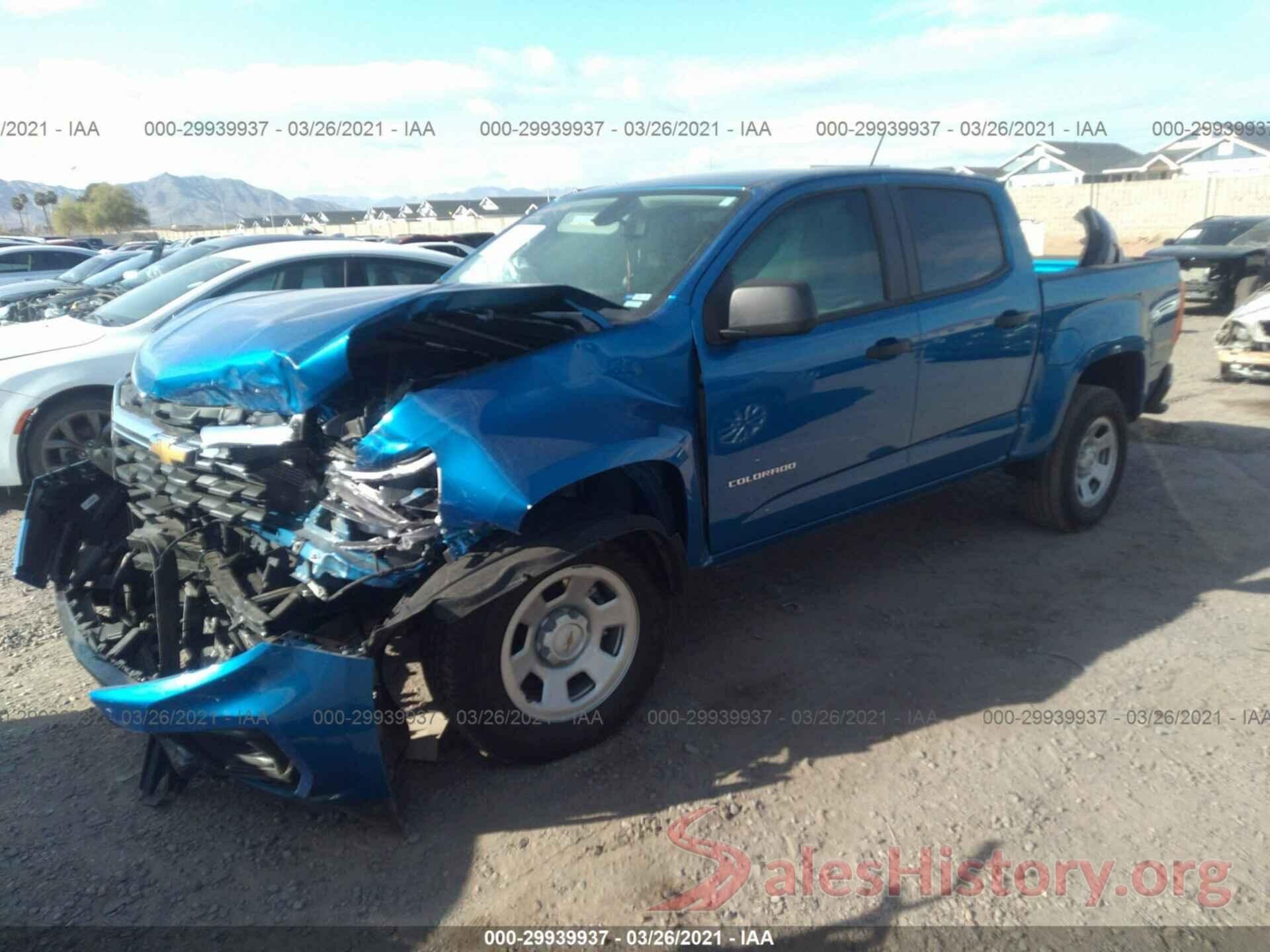 1GCGSBENXM1172125 2021 CHEVROLET COLORADO