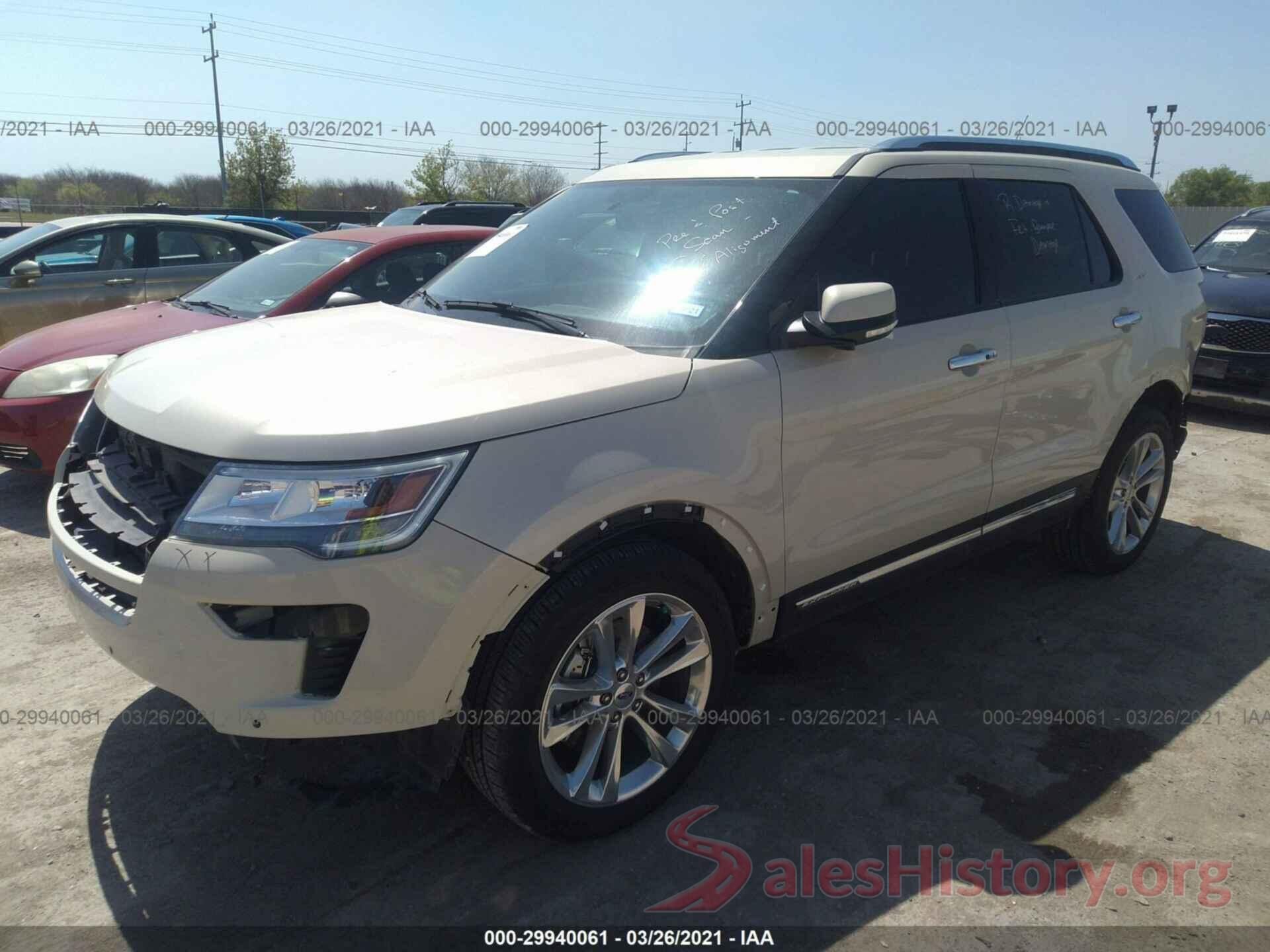 1FM5K7F8XJGB99326 2018 FORD EXPLORER