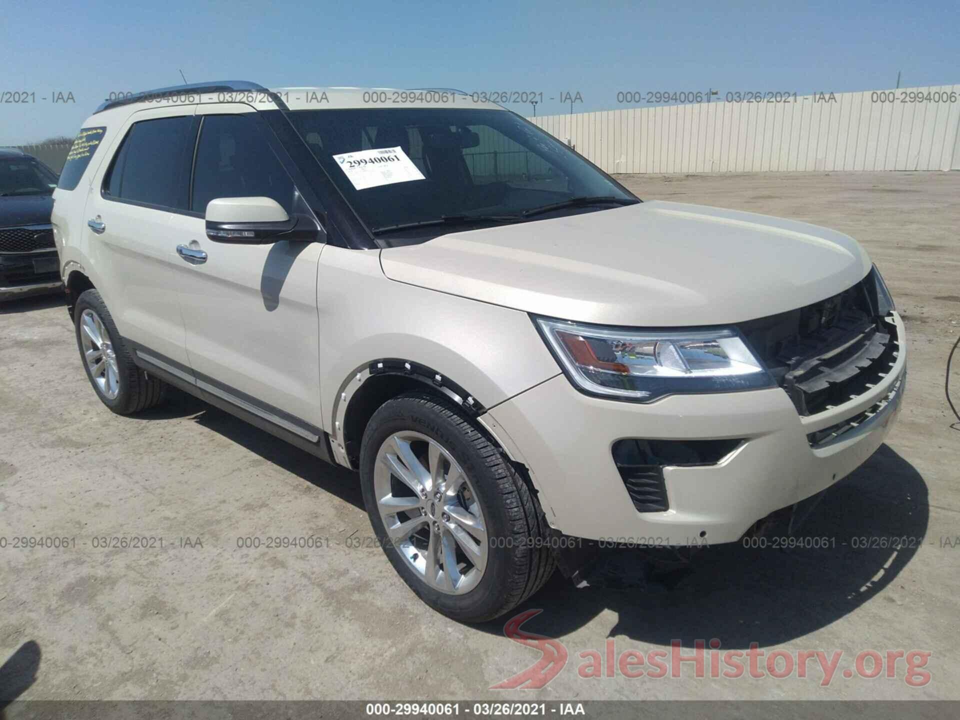 1FM5K7F8XJGB99326 2018 FORD EXPLORER