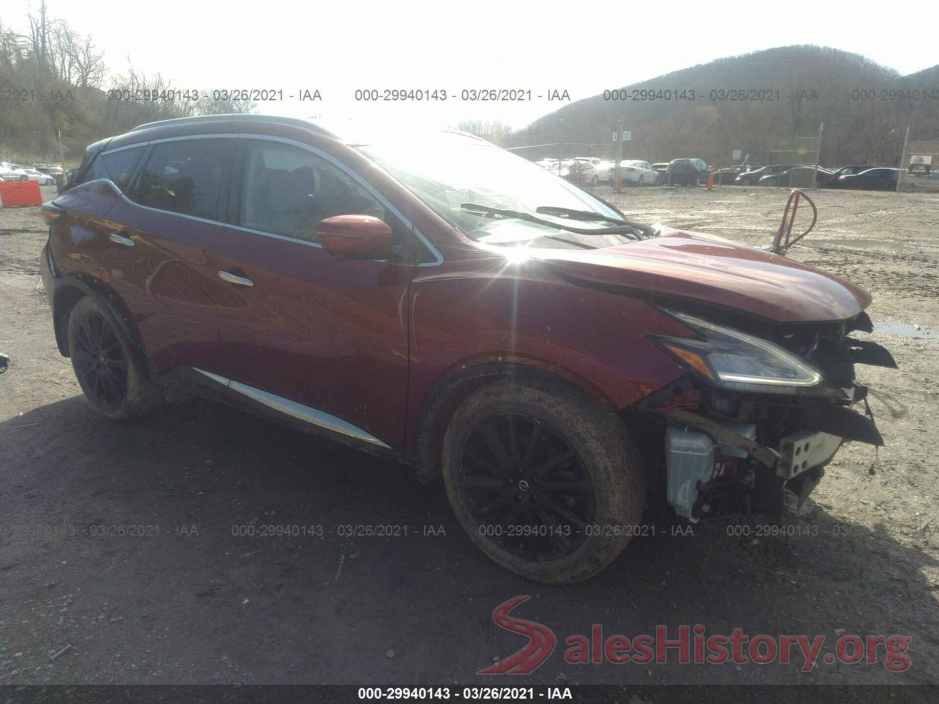 5N1AZ2MS1KN160052 2019 NISSAN MURANO