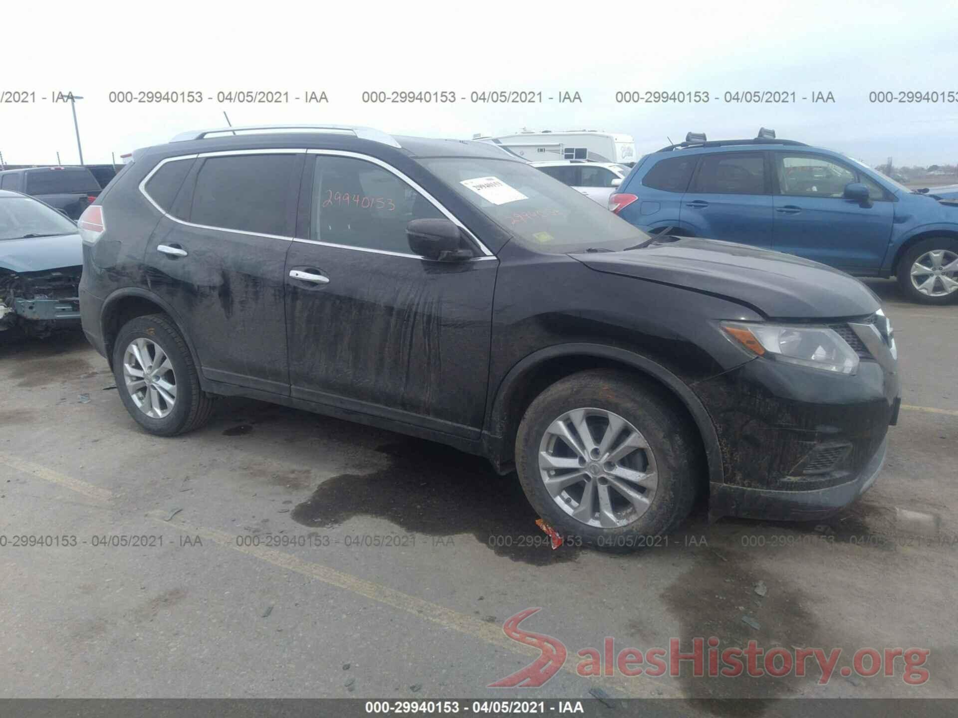 KNMAT2MV3GP642761 2016 NISSAN ROGUE