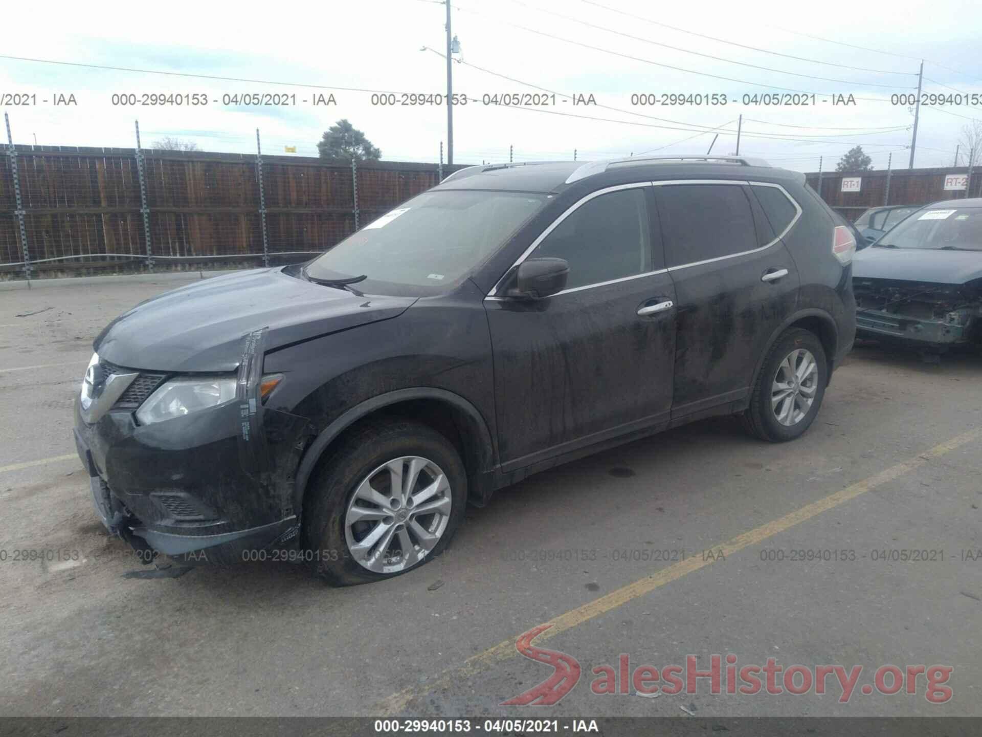 KNMAT2MV3GP642761 2016 NISSAN ROGUE