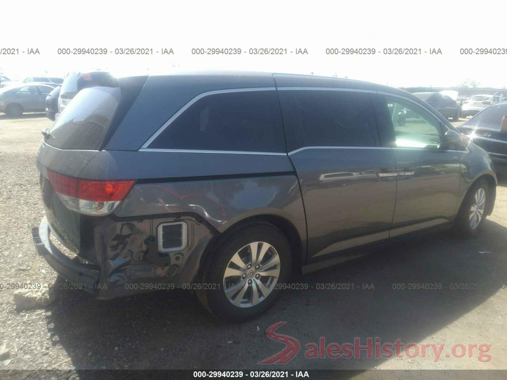 5FNRL5H43GB103847 2016 HONDA ODYSSEY