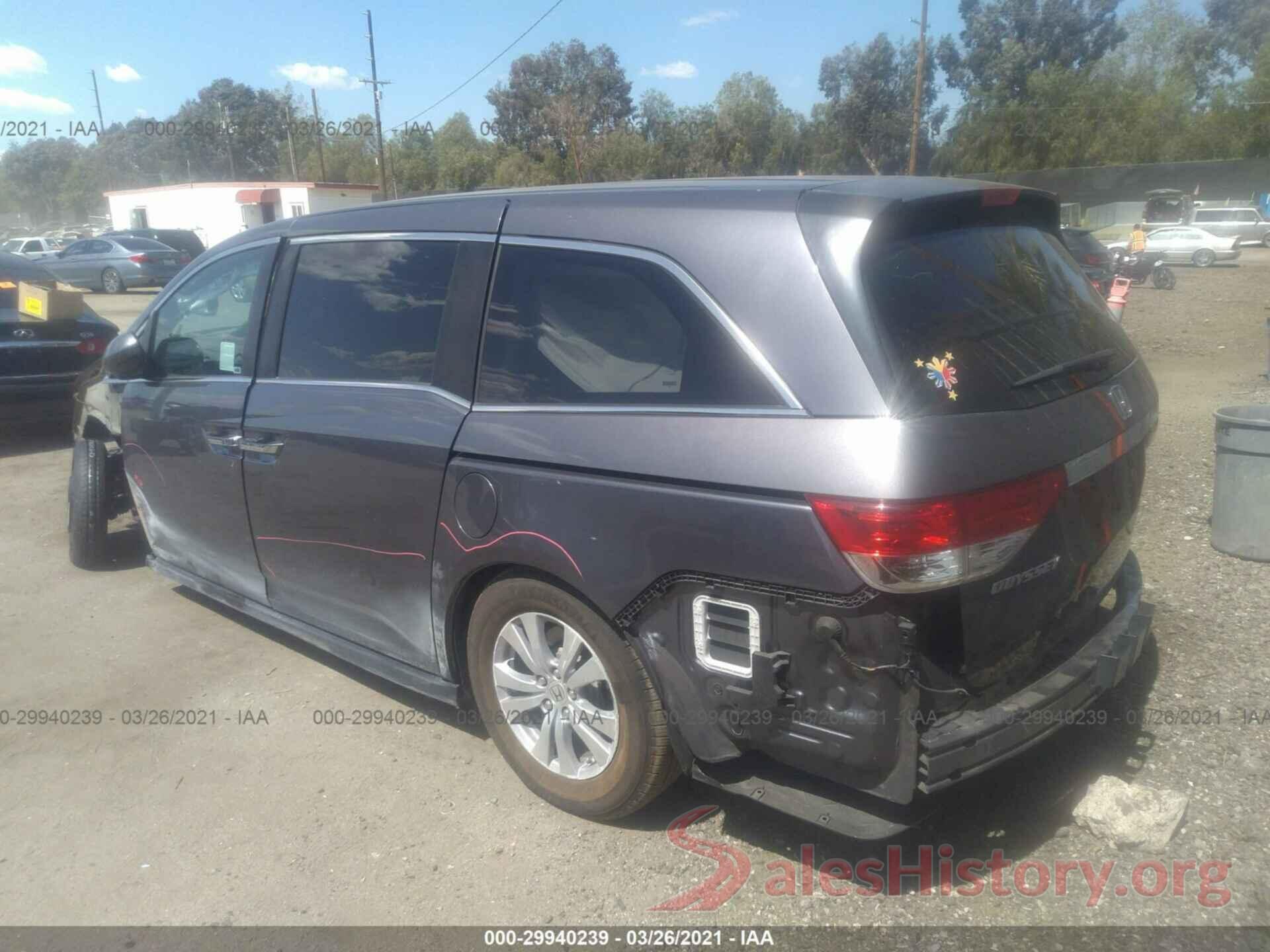 5FNRL5H43GB103847 2016 HONDA ODYSSEY