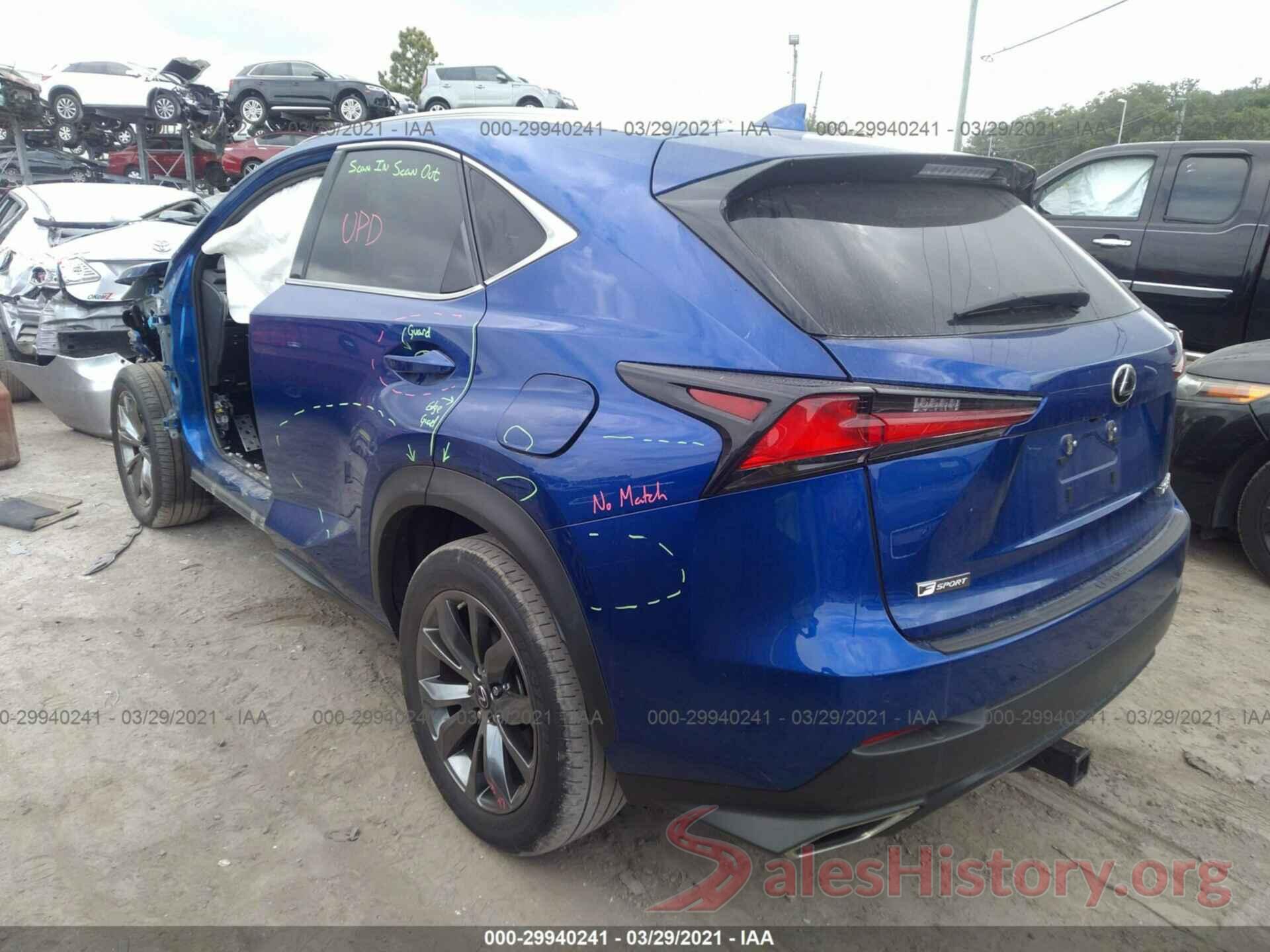 JTJYARBZXK2139248 2019 LEXUS NX