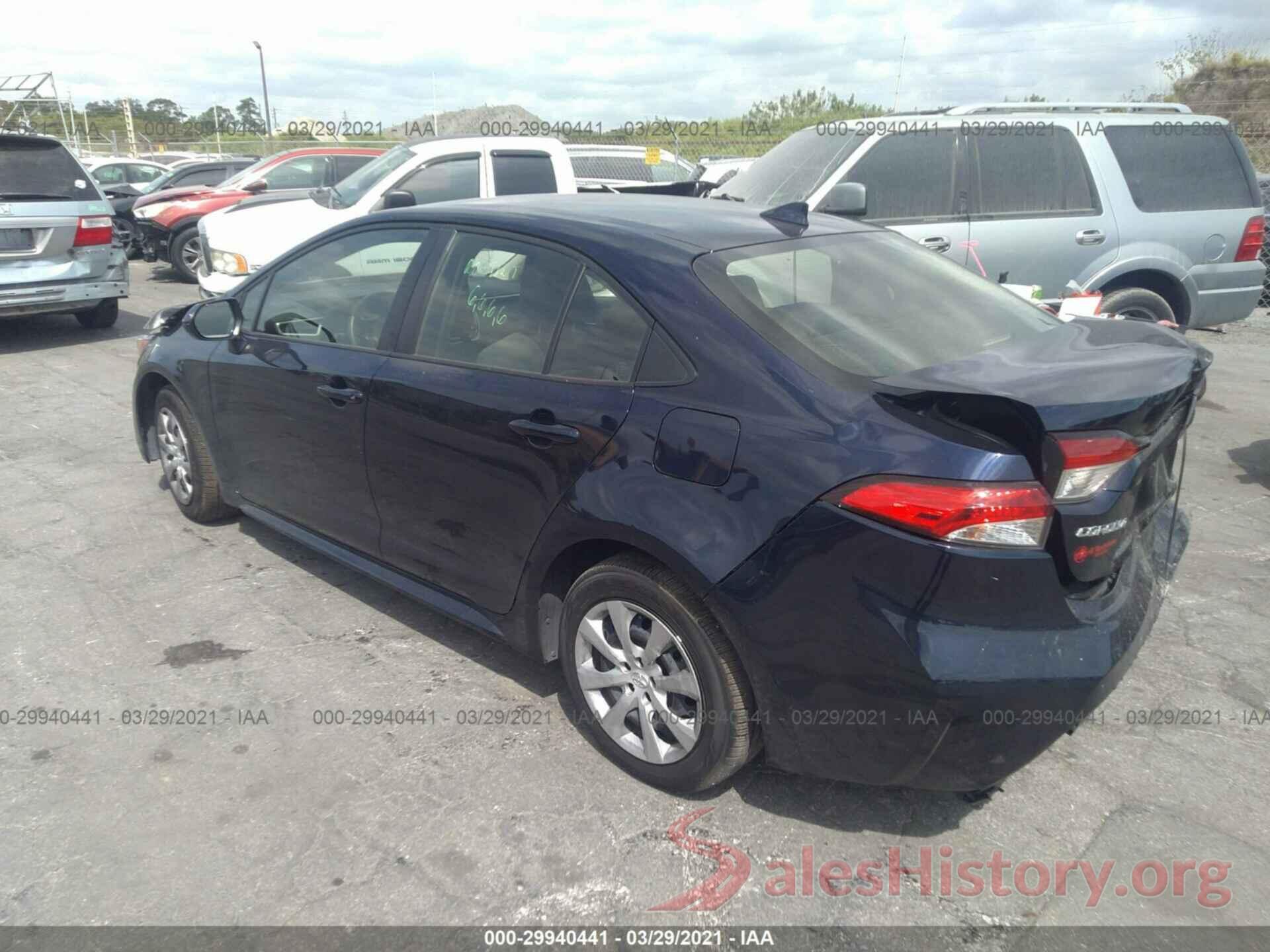 JTDEPMAE4MJ135453 2021 TOYOTA COROLLA