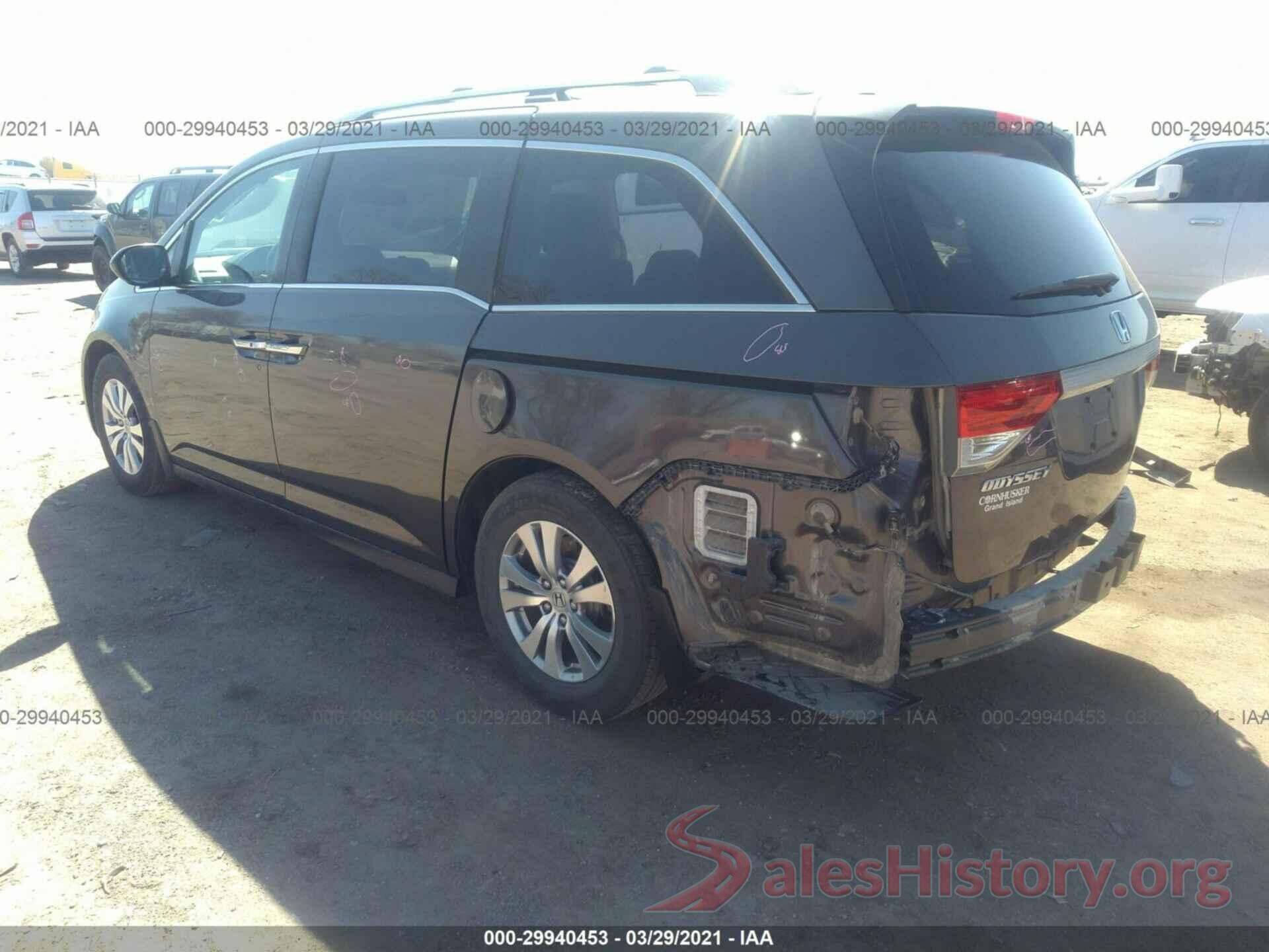 5FNRL5H62GB045618 2016 HONDA ODYSSEY