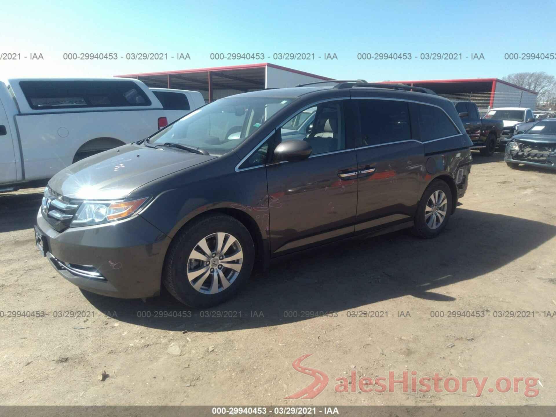 5FNRL5H62GB045618 2016 HONDA ODYSSEY