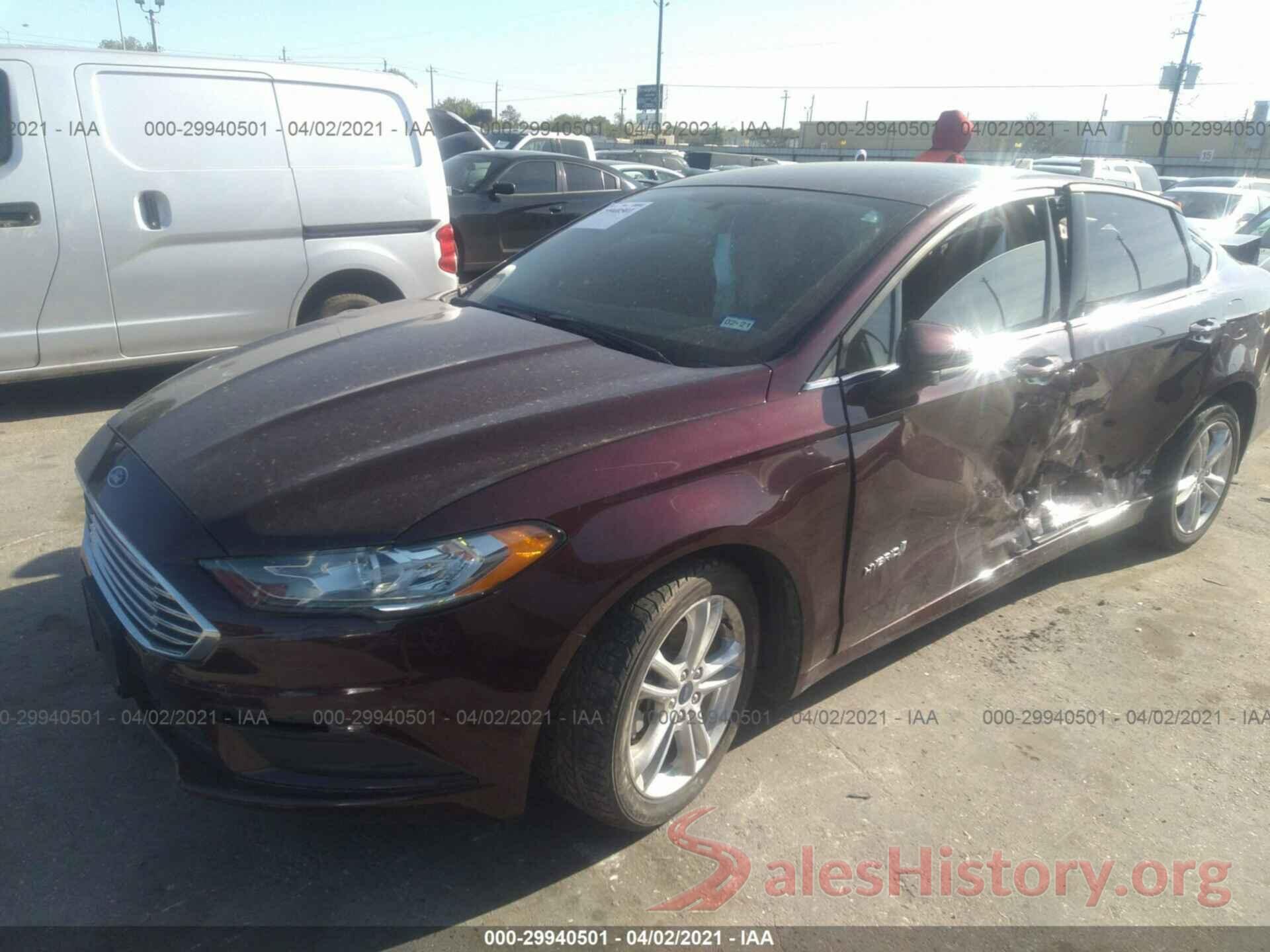 3FA6P0LU4JR213979 2018 FORD FUSION HYBRID