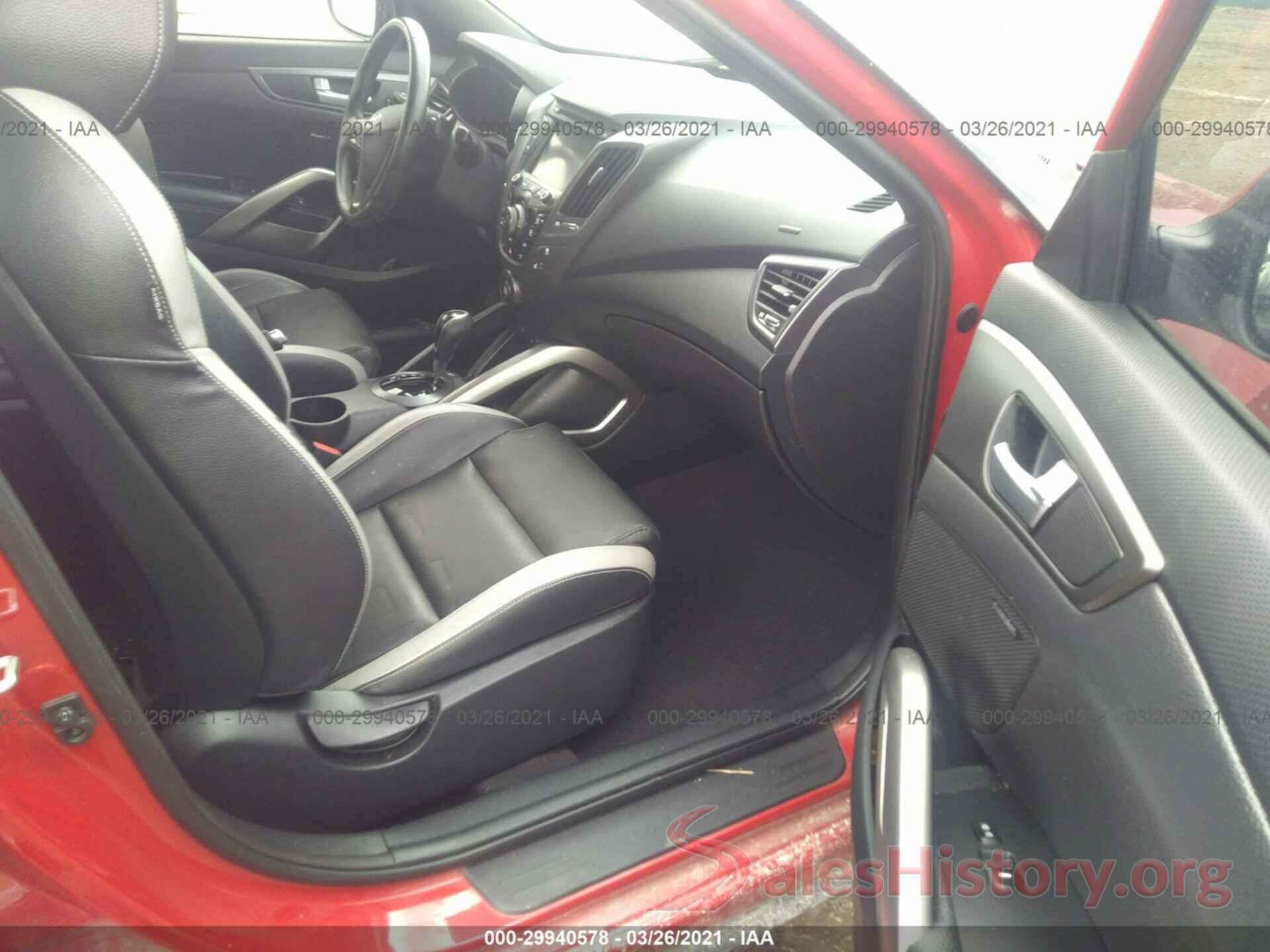 KMHTC6AE4GU288508 2016 HYUNDAI VELOSTER