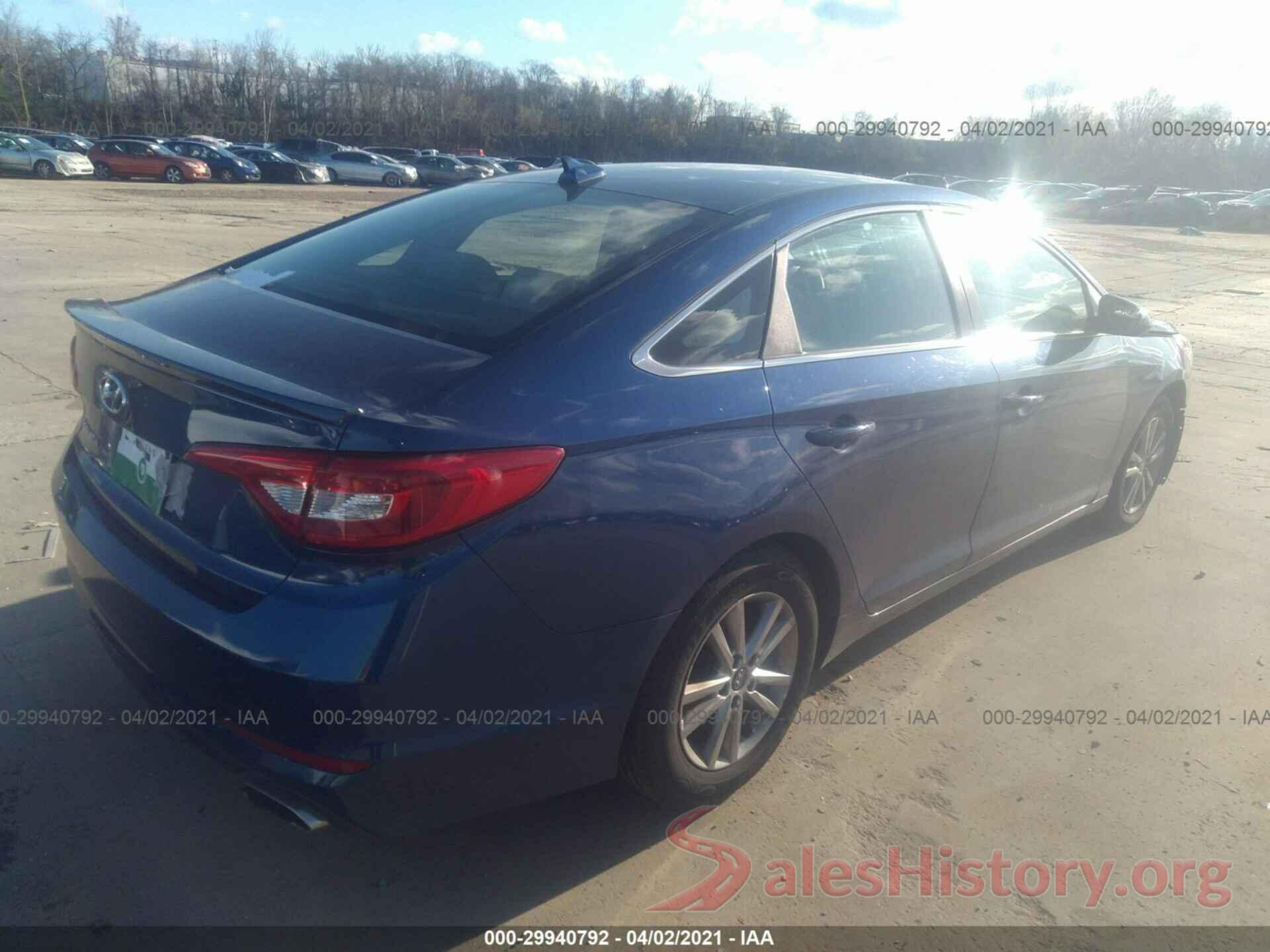 5NPE24AFXGH418377 2016 HYUNDAI SONATA