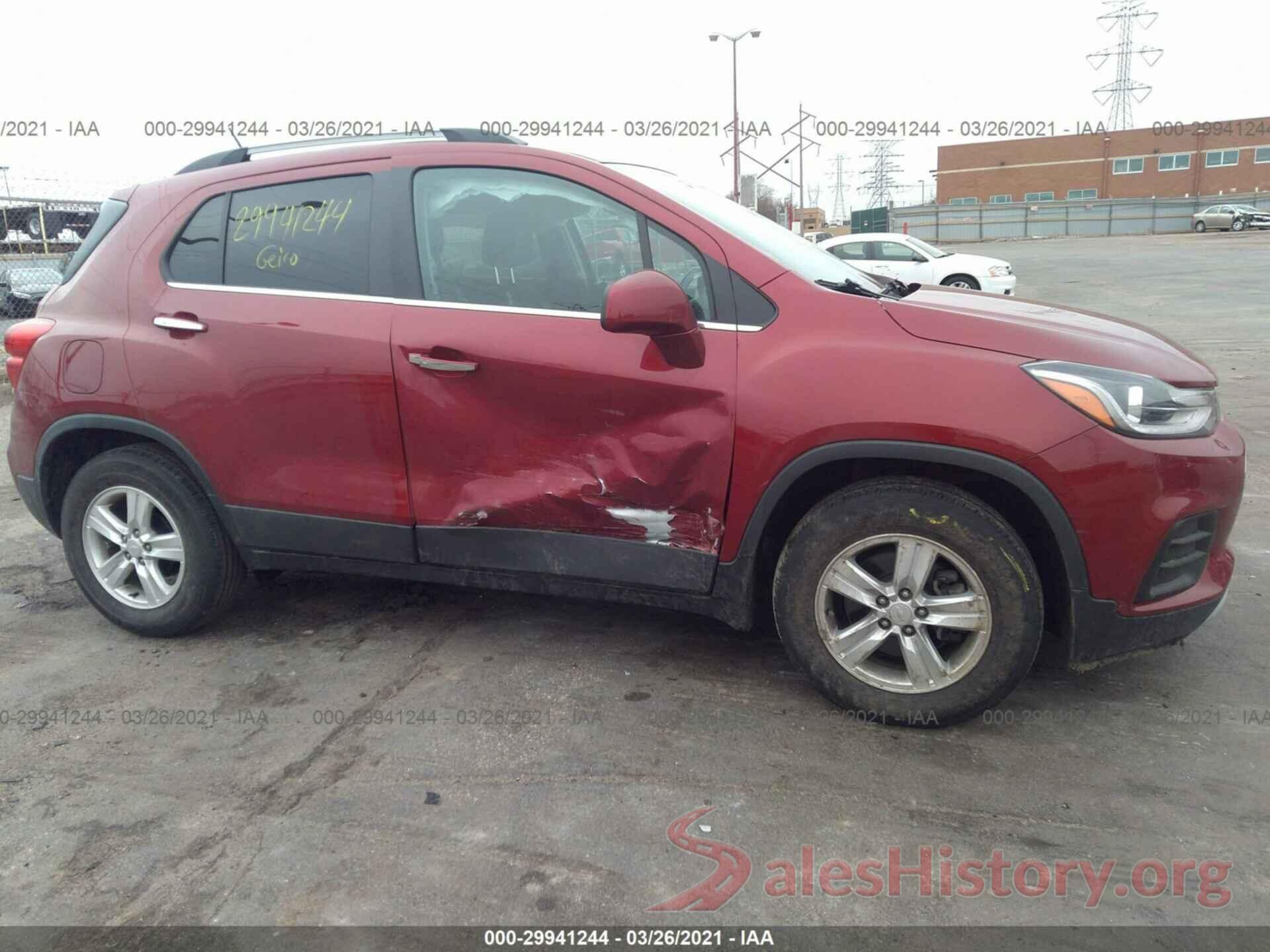 3GNCJLSB4JL164180 2018 CHEVROLET TRAX