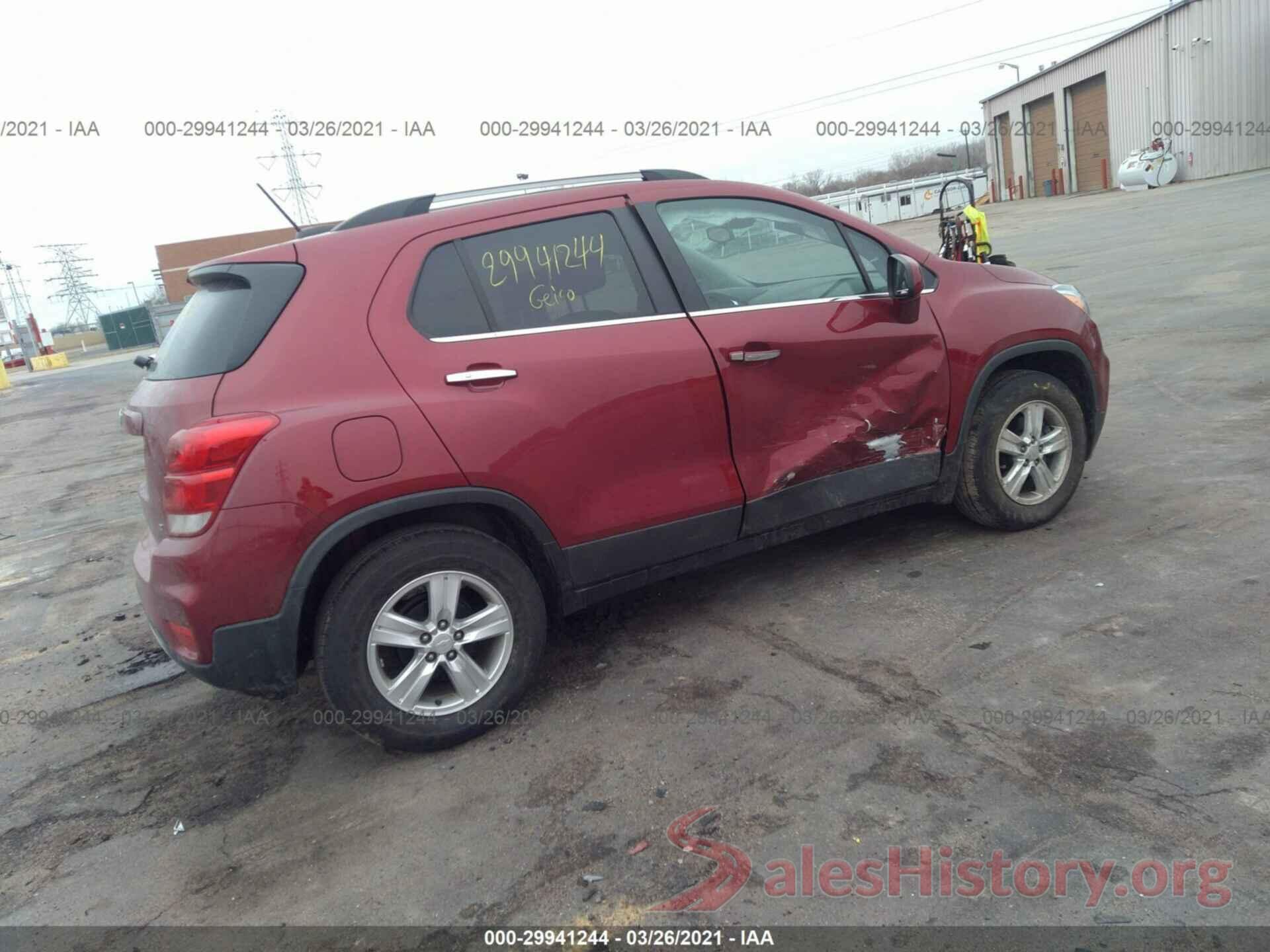 3GNCJLSB4JL164180 2018 CHEVROLET TRAX