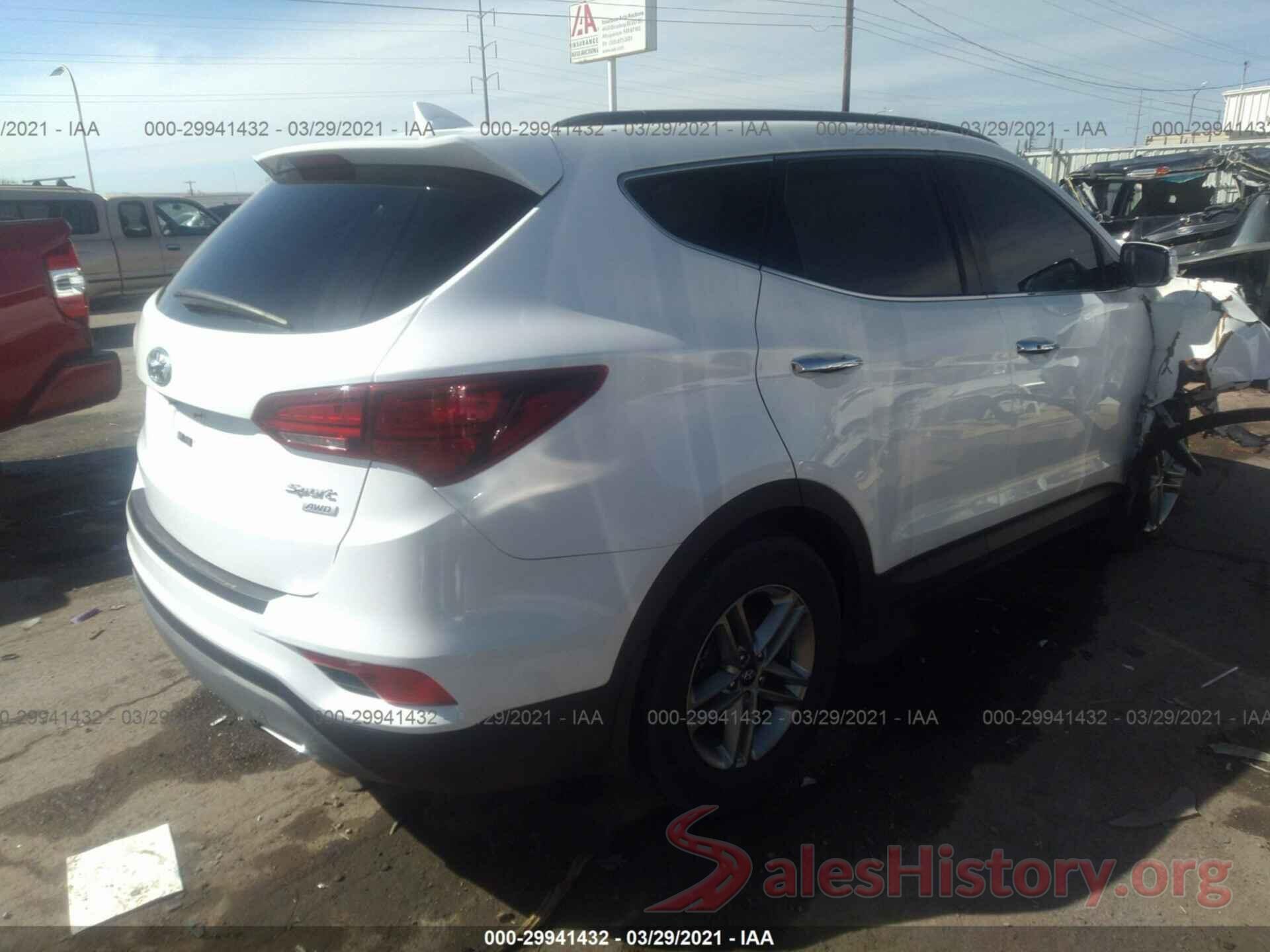 5XYZUDLB5JG561595 2018 HYUNDAI SANTA FE SPORT