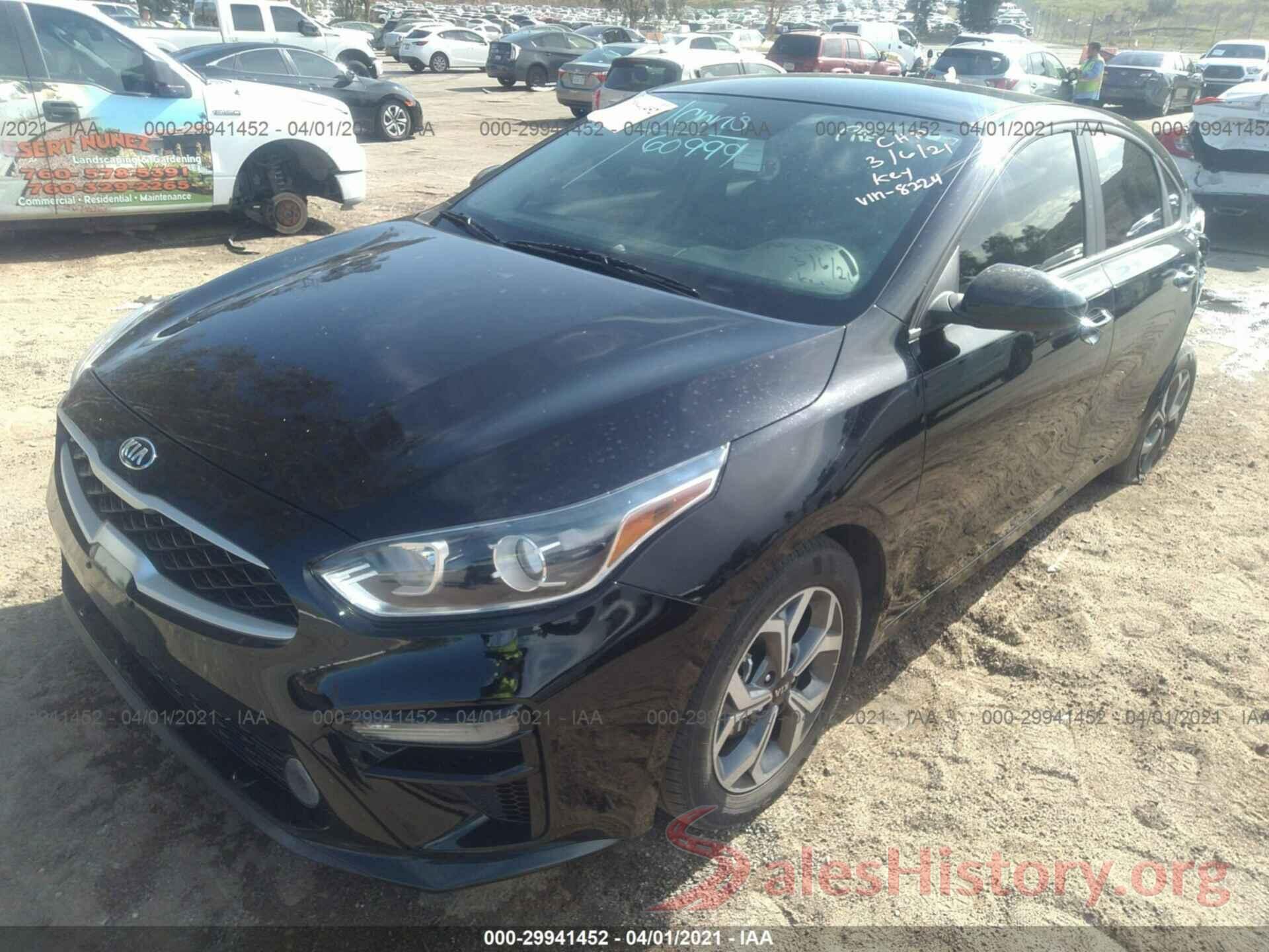 3KPF24AD8KE118224 2019 KIA FORTE