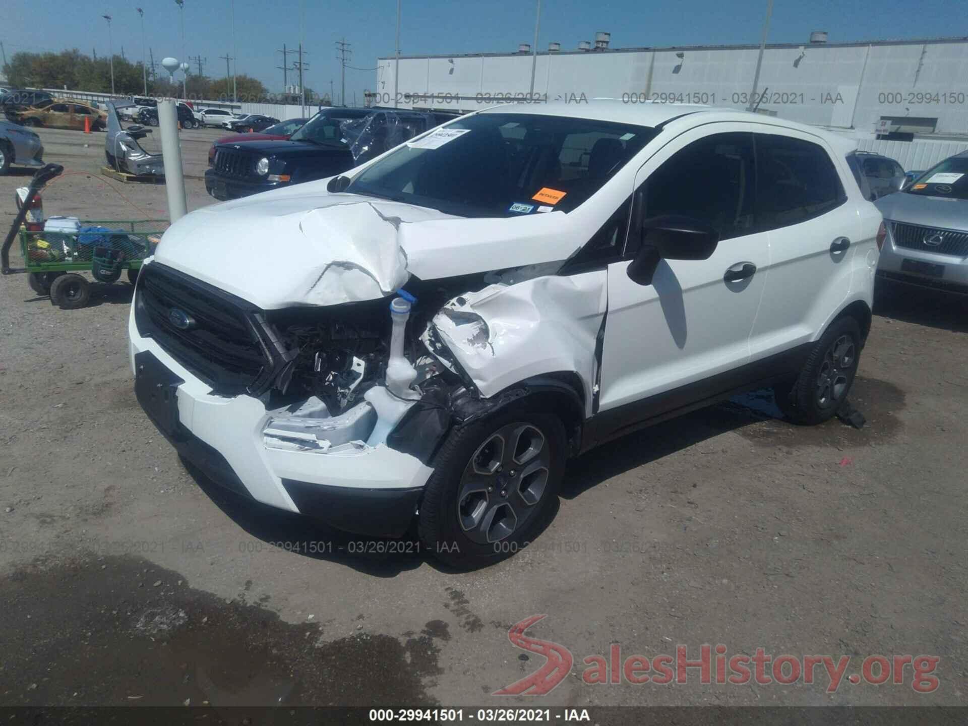 MAJ3S2FEXKC295461 2019 FORD ECOSPORT