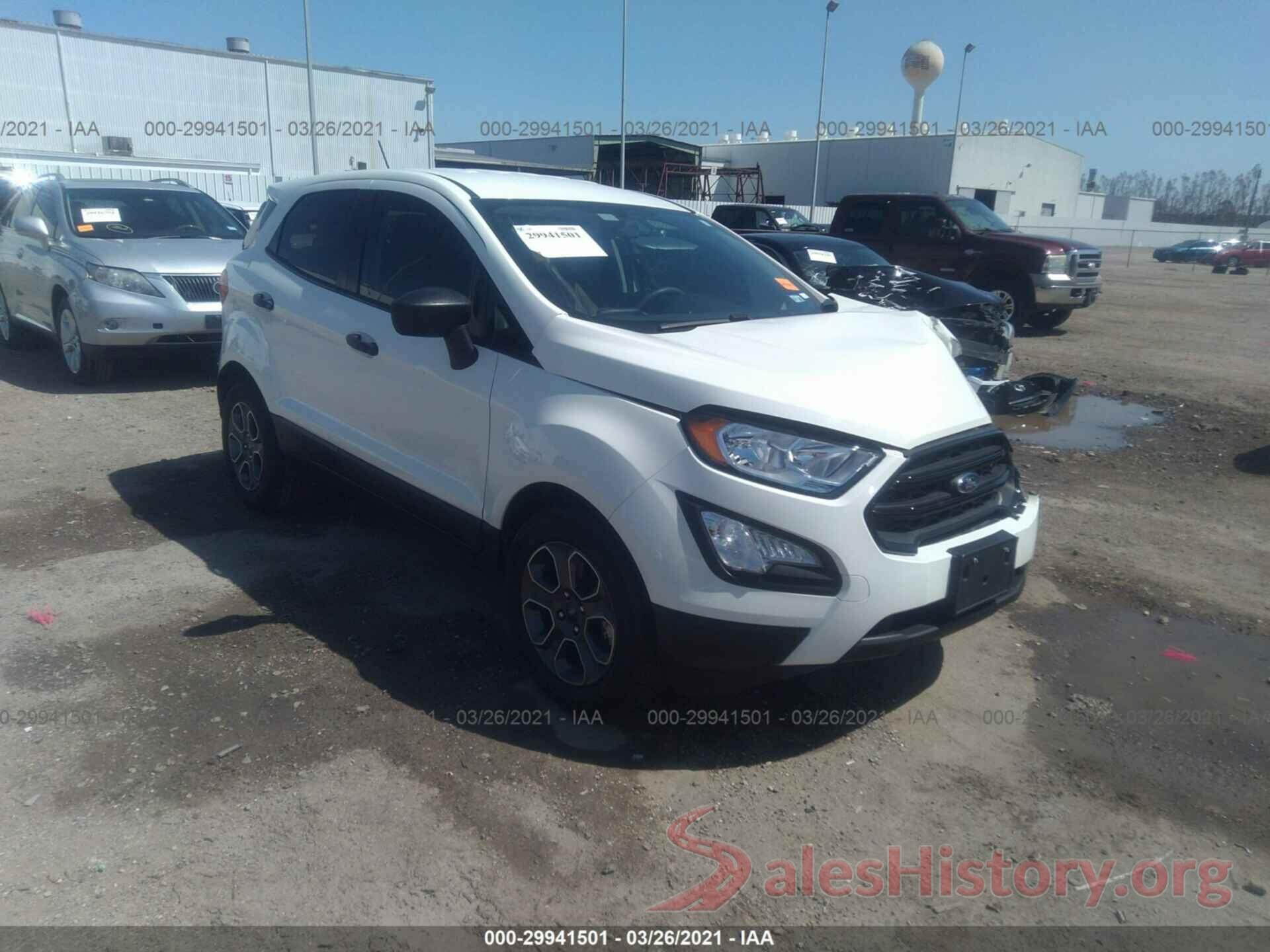 MAJ3S2FEXKC295461 2019 FORD ECOSPORT